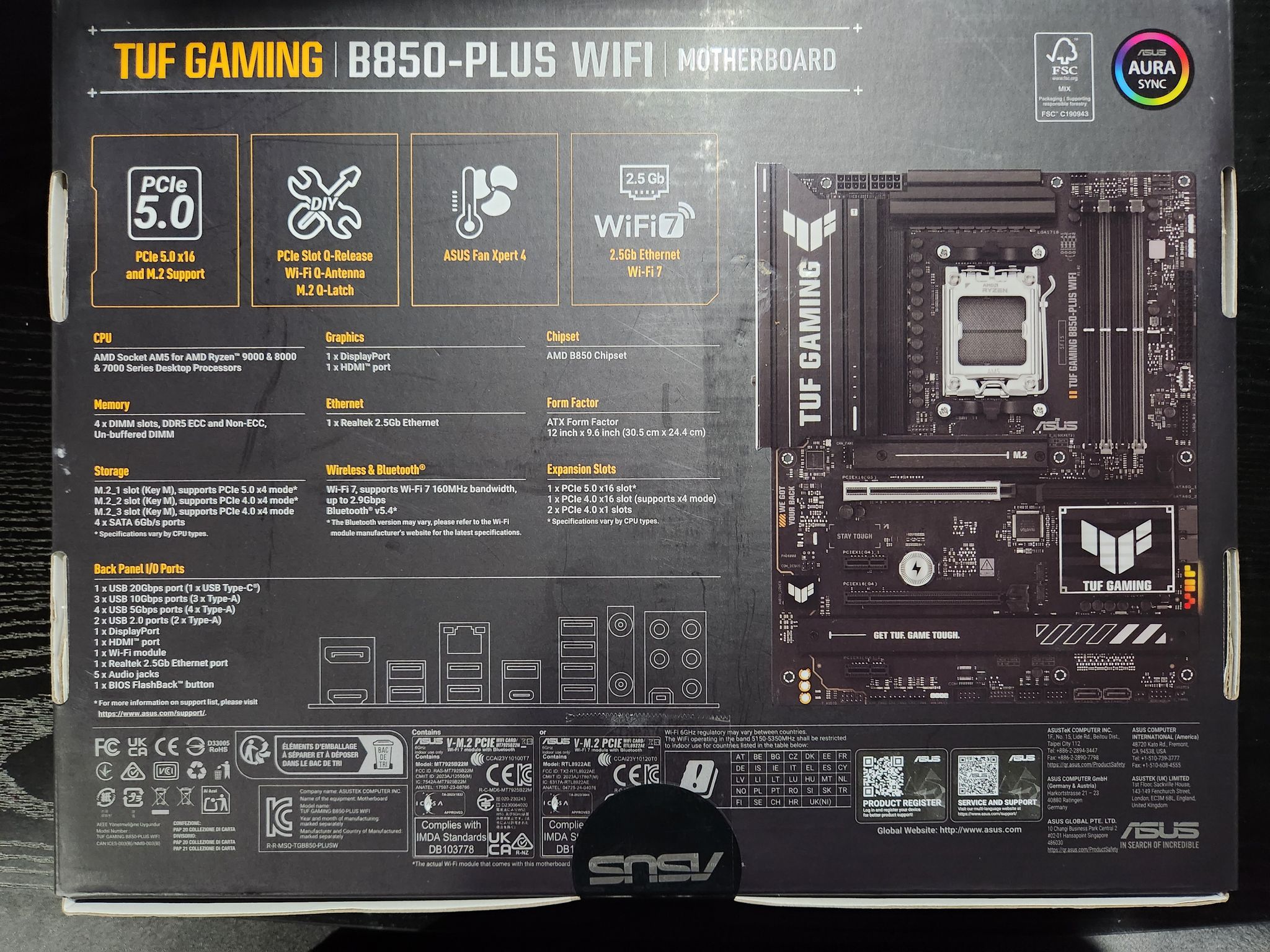 🚀 AMD AM5 Gaming Bundle: Ryzen 5 7600X3D + ASUS TUF Gaming B850-Plus WiFi + 32GB DDR5-6000 CL30