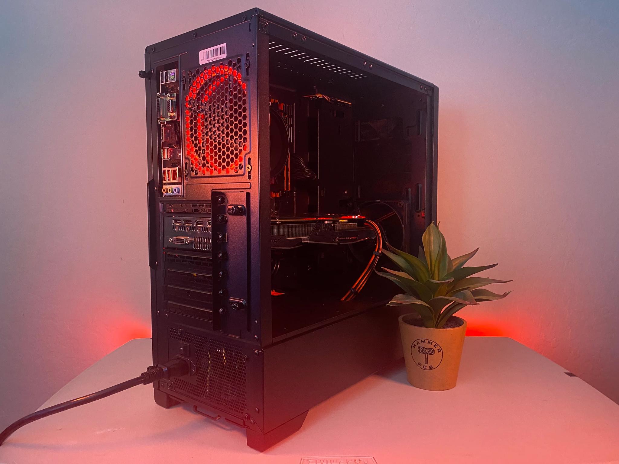 🔴 Black/Red Gaming PC 🔴| Windows 11, AMD Ryzen | Fortnite, Valorant, Rainbow 6, Minecraft, more!