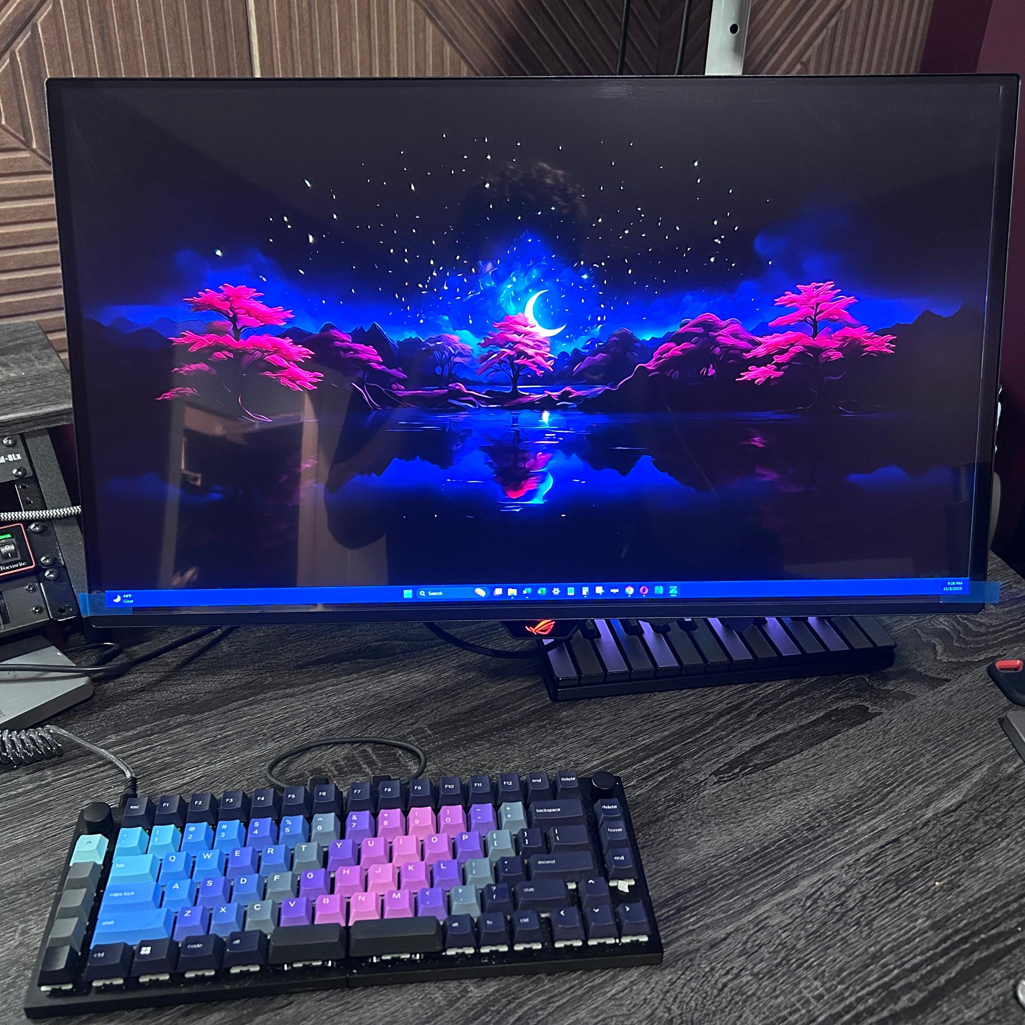 ASUS RoG 27" (360hz) OLED 2K (2560x1440p) Gaming Monitor (Screen Protector Film Still Attached!)