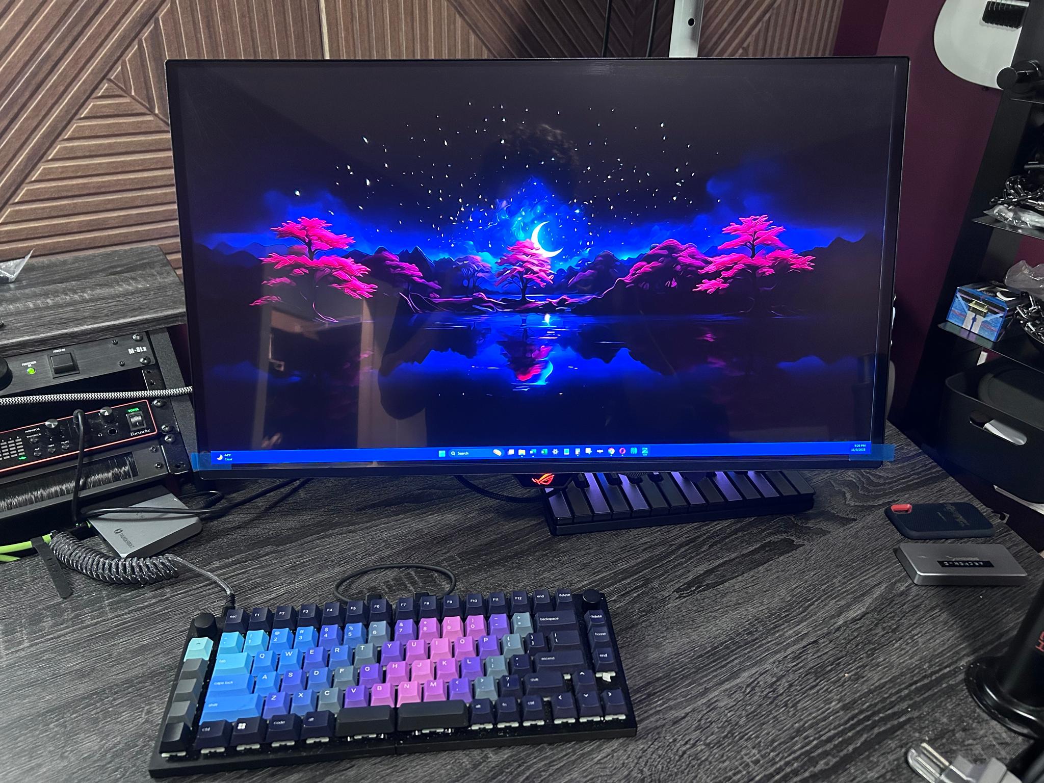 ASUS RoG 27" (360hz) OLED 2K (2560x1440p) Gaming Monitor (Screen Protector Film Still Attached!)