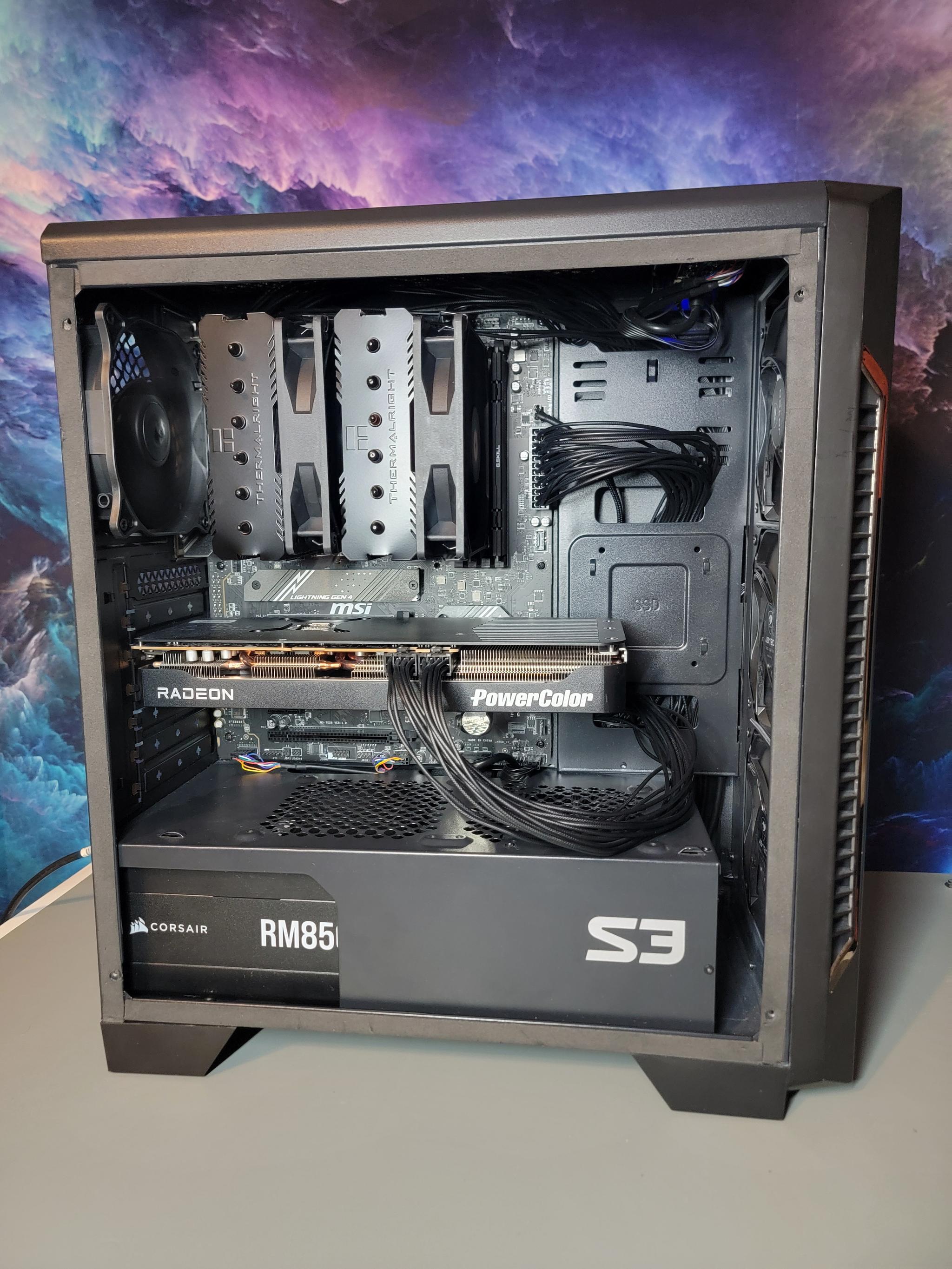 PowerColor RX 9070 XT 16gb + Ryzen 7700x PC Build #47