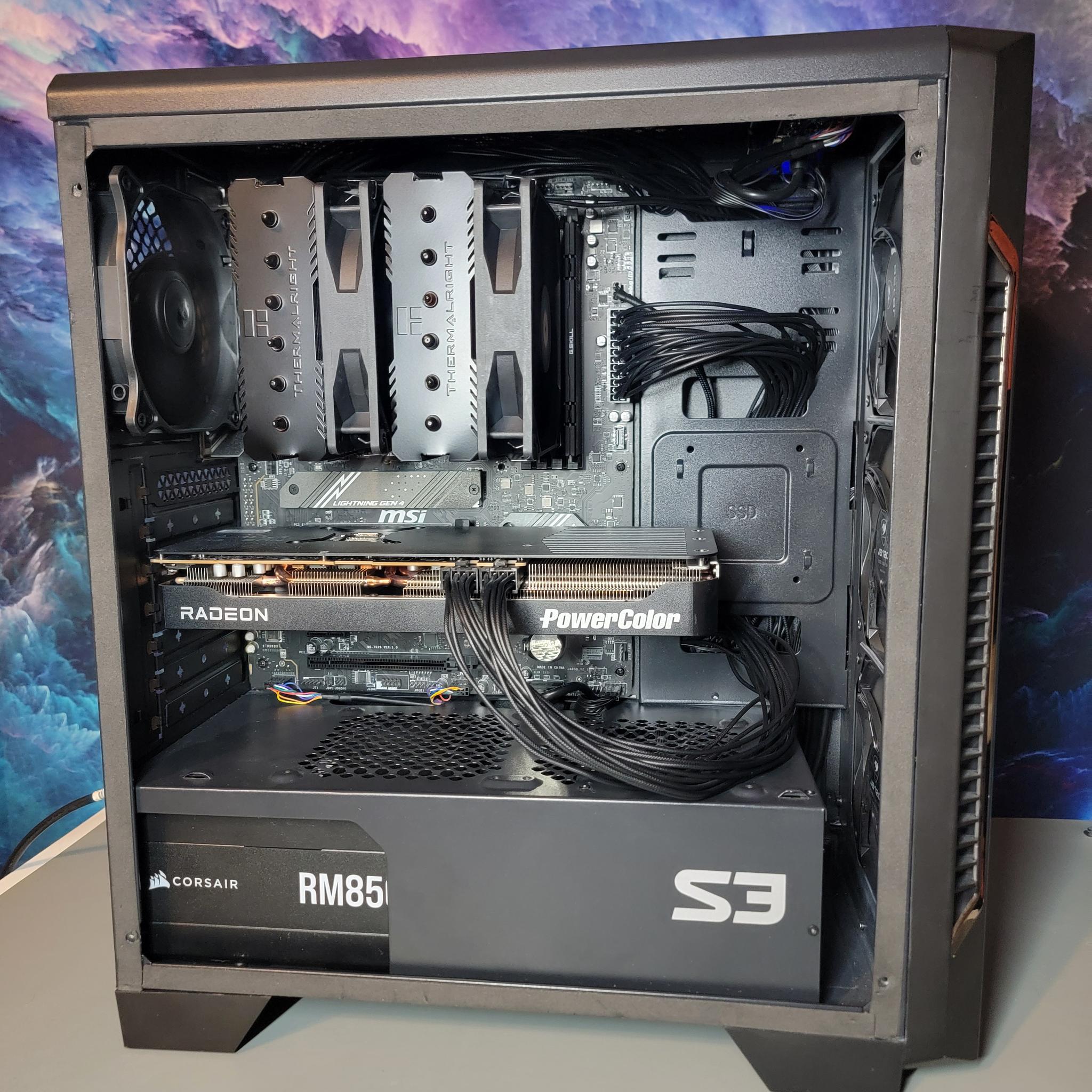 PowerColor RX 9070 XT 16gb + Ryzen 7700x PC Build #47