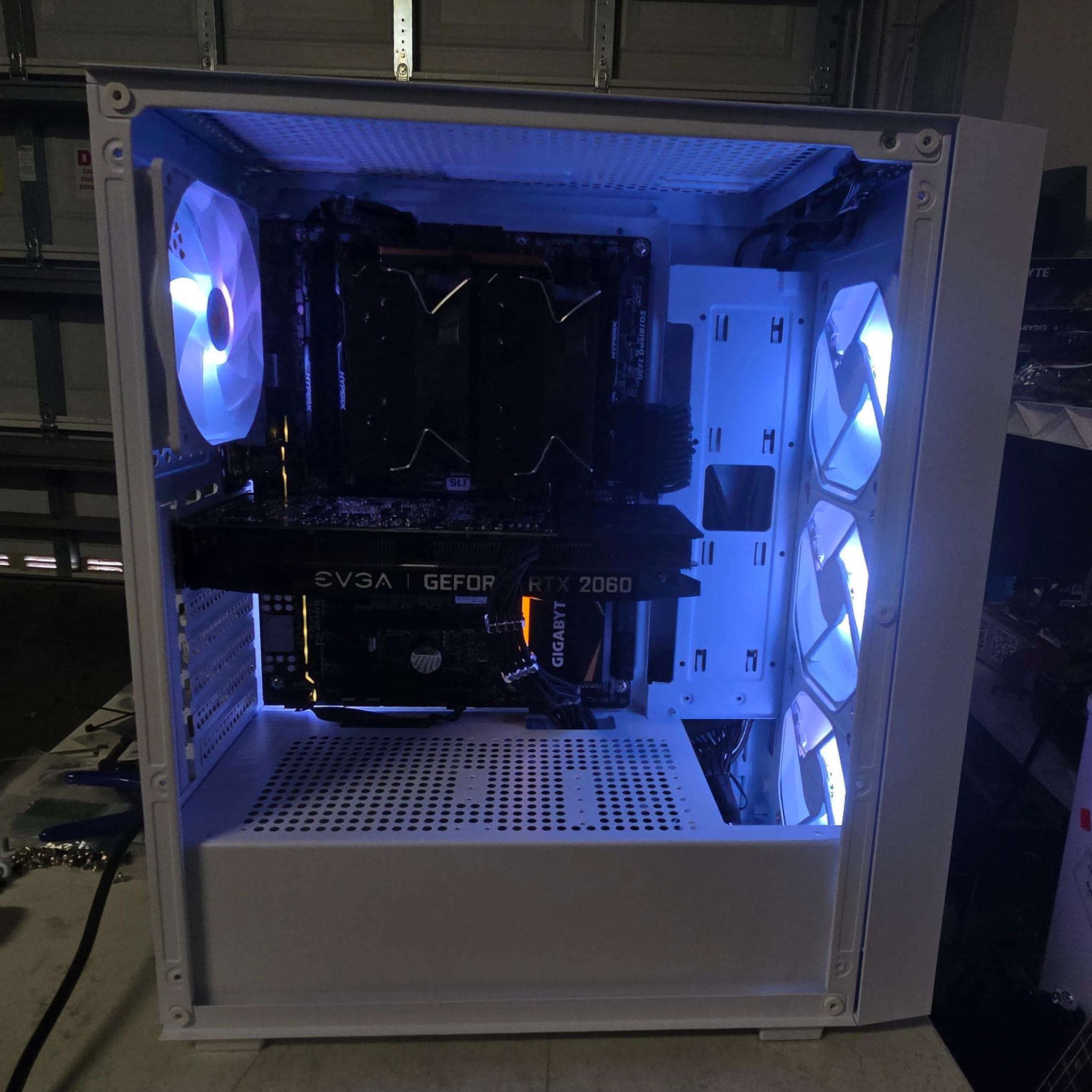 ⚪ White RTX 2060 PC – i7-5820K | 16GB DDR4 | 512GB NVMe | 1440p Capable