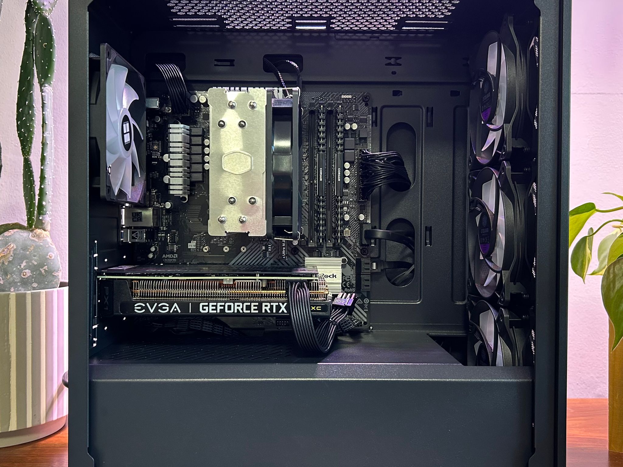 RTX 3060 Ti | Ryzen 5 5500 | 16GB DDR4 | 1TB SATA SSD | Air Cooling | 650W Gol
