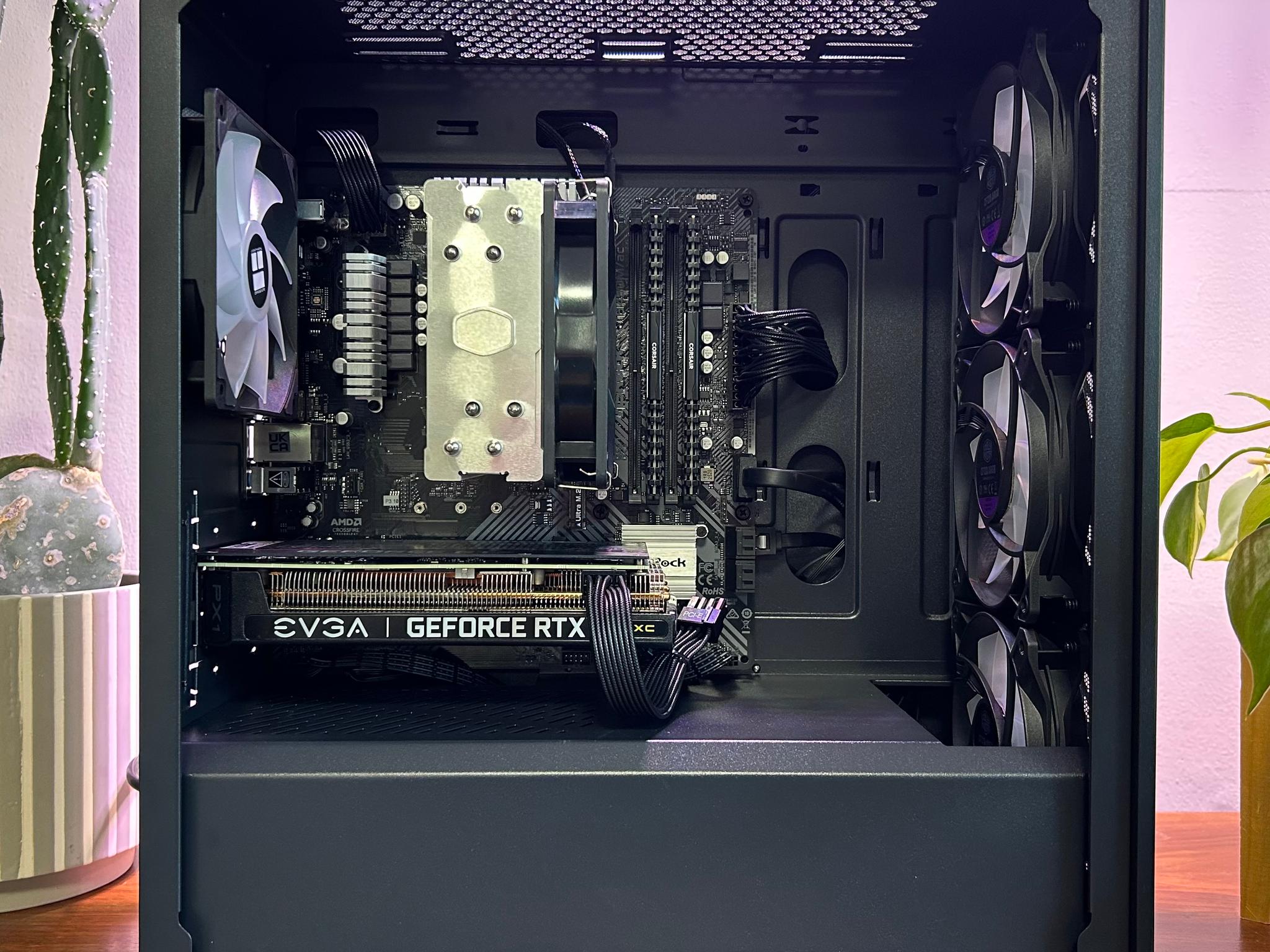 RTX 3060 Ti | Ryzen 5 5500 | 16GB DDR4 | 1TB SATA SSD | Air Cooling | 650W Gol