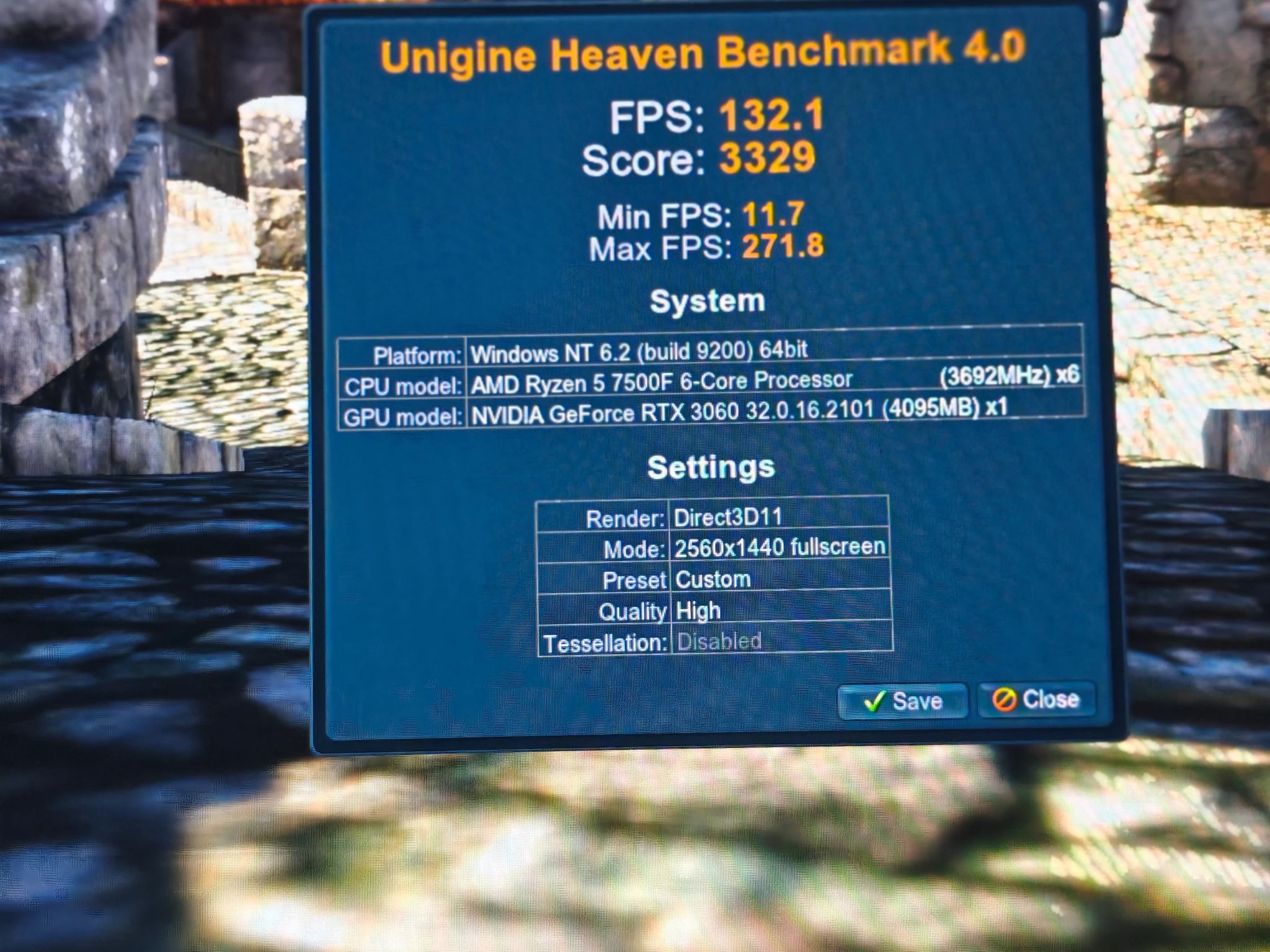 1080P/1440P GAMING PC AMD RYZEN 5 7500F|ASUS NVIDIA 3060 12GB|32GB DDR5 6000|1TB SSD|WINDOWS 11 HOME