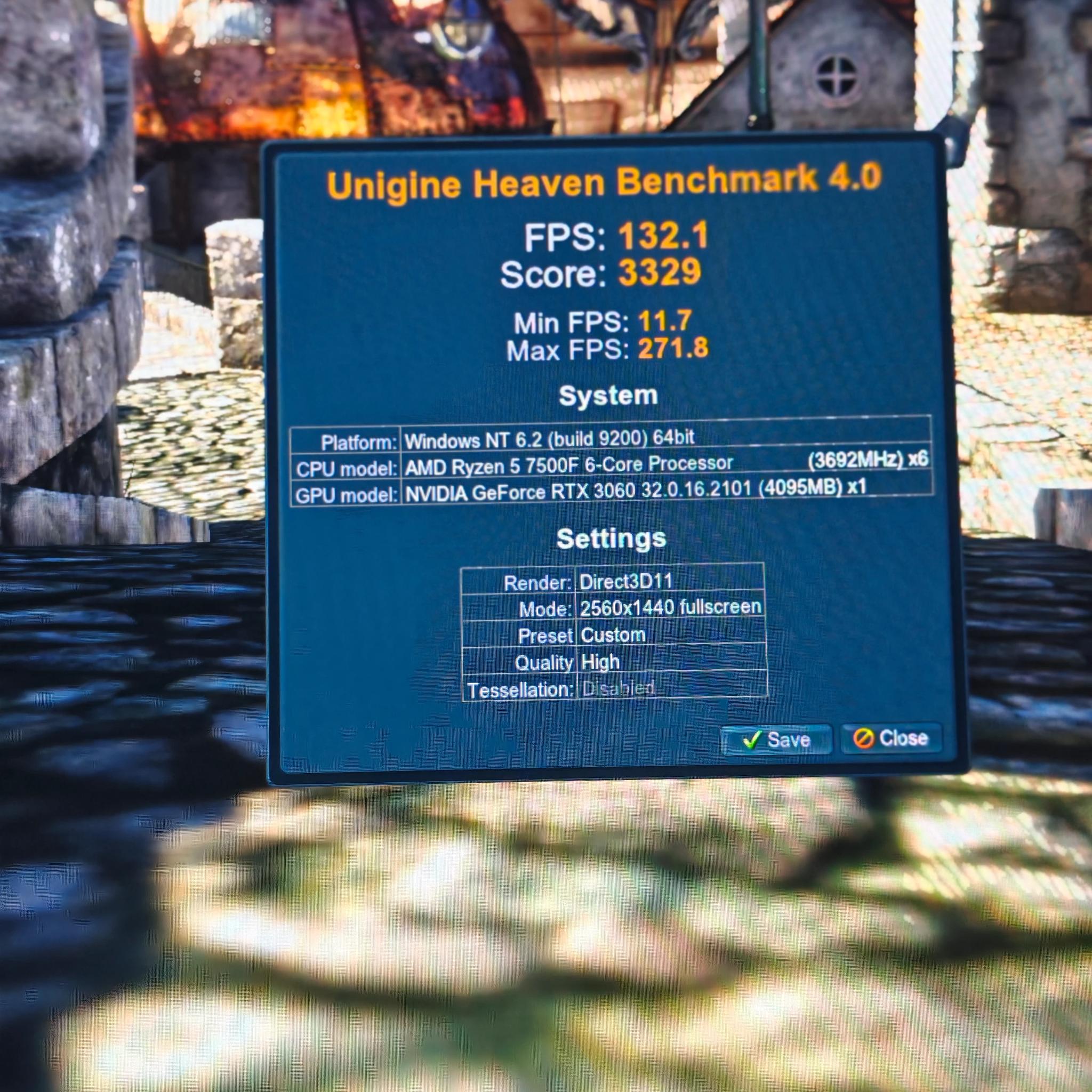 1080P/1440P GAMING PC AMD RYZEN 5 7500F|ASUS NVIDIA 3060 12GB|32GB DDR5 6000|1TB SSD|WINDOWS 11 HOME