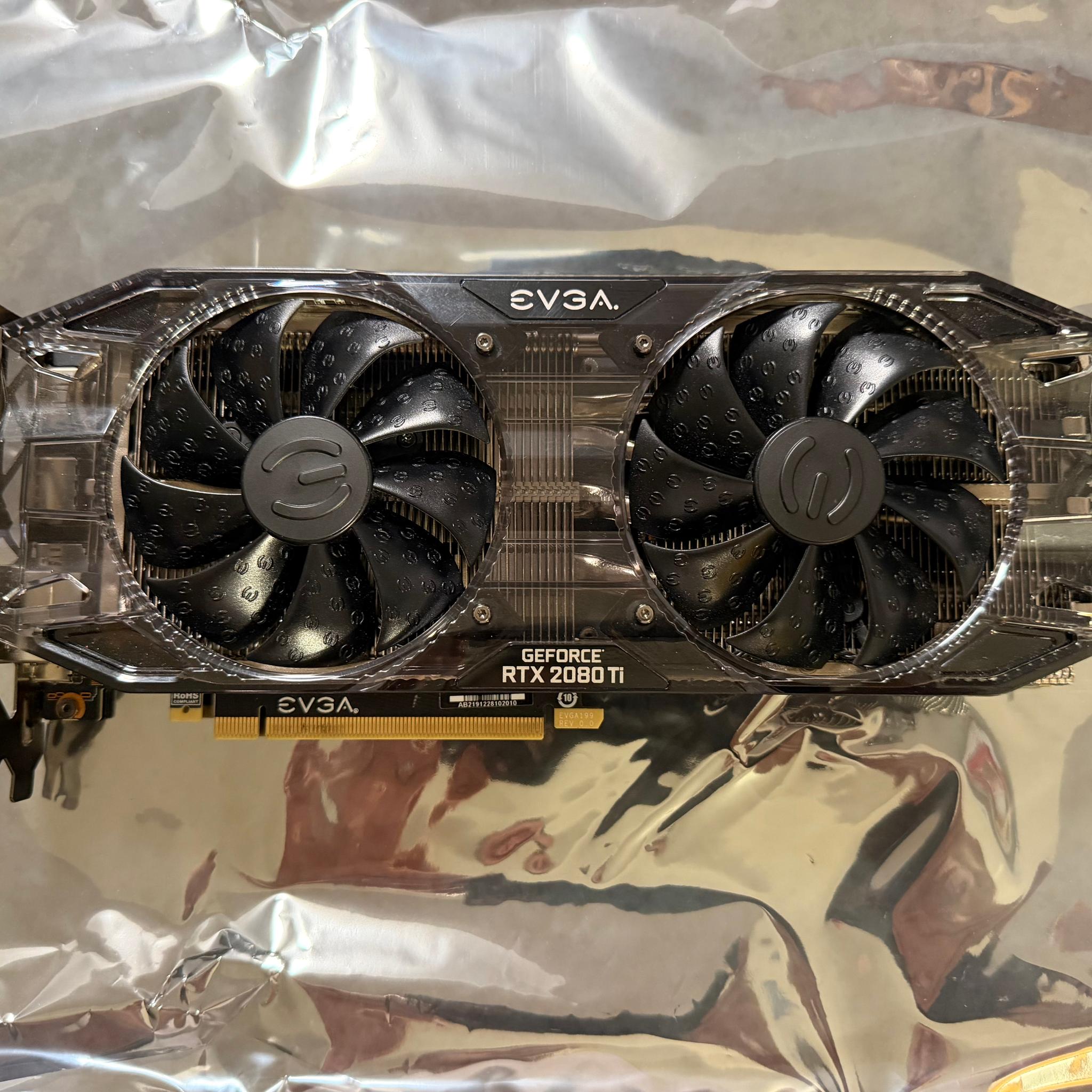 EVGA GeForce RTX 2080 Ti Black Edition Dual-Fan 11GB GDDR6 PCIe