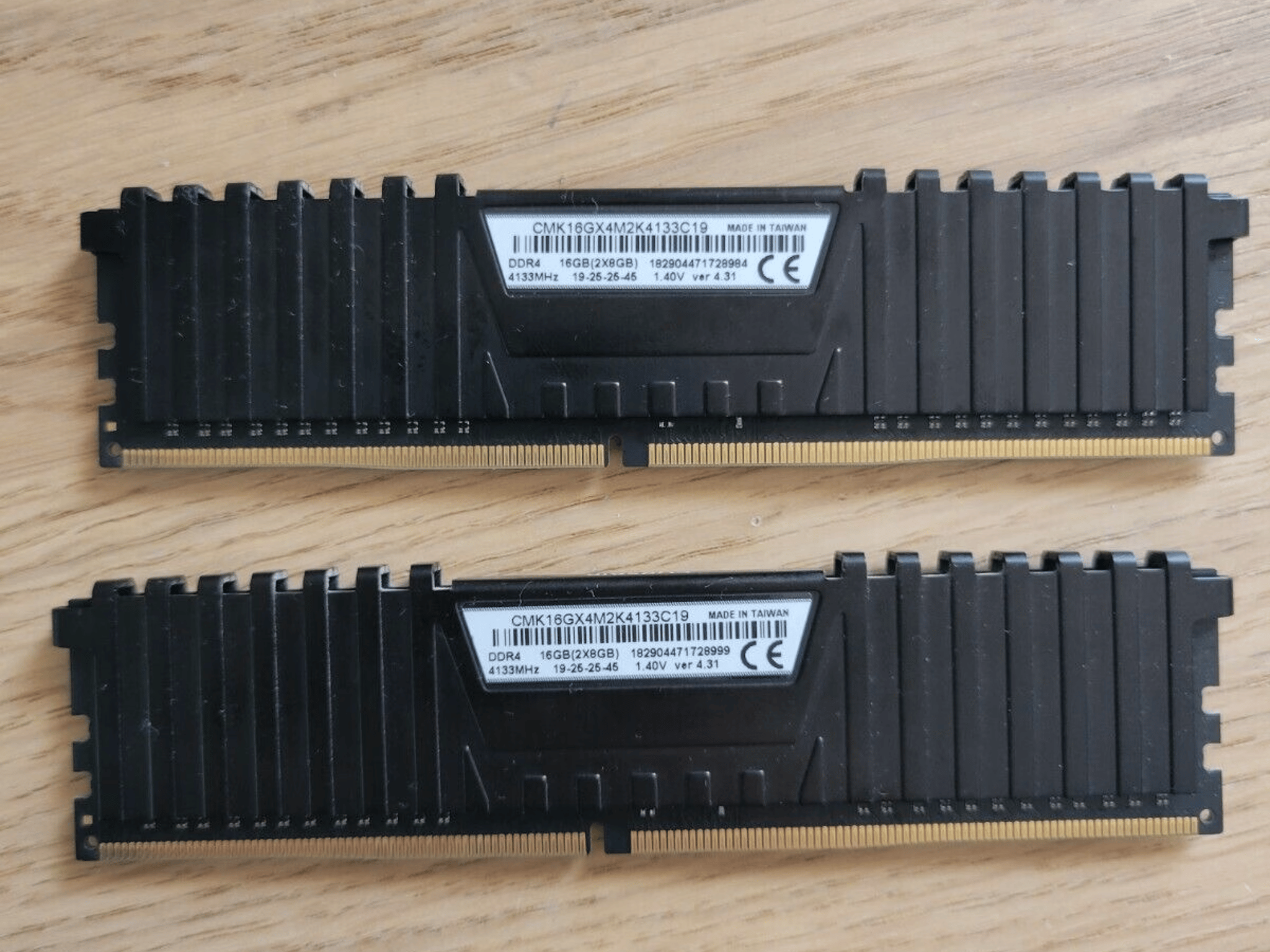 Corsair LPX DDR4 16gb 8x2gb 4133mhz Samsung B-die