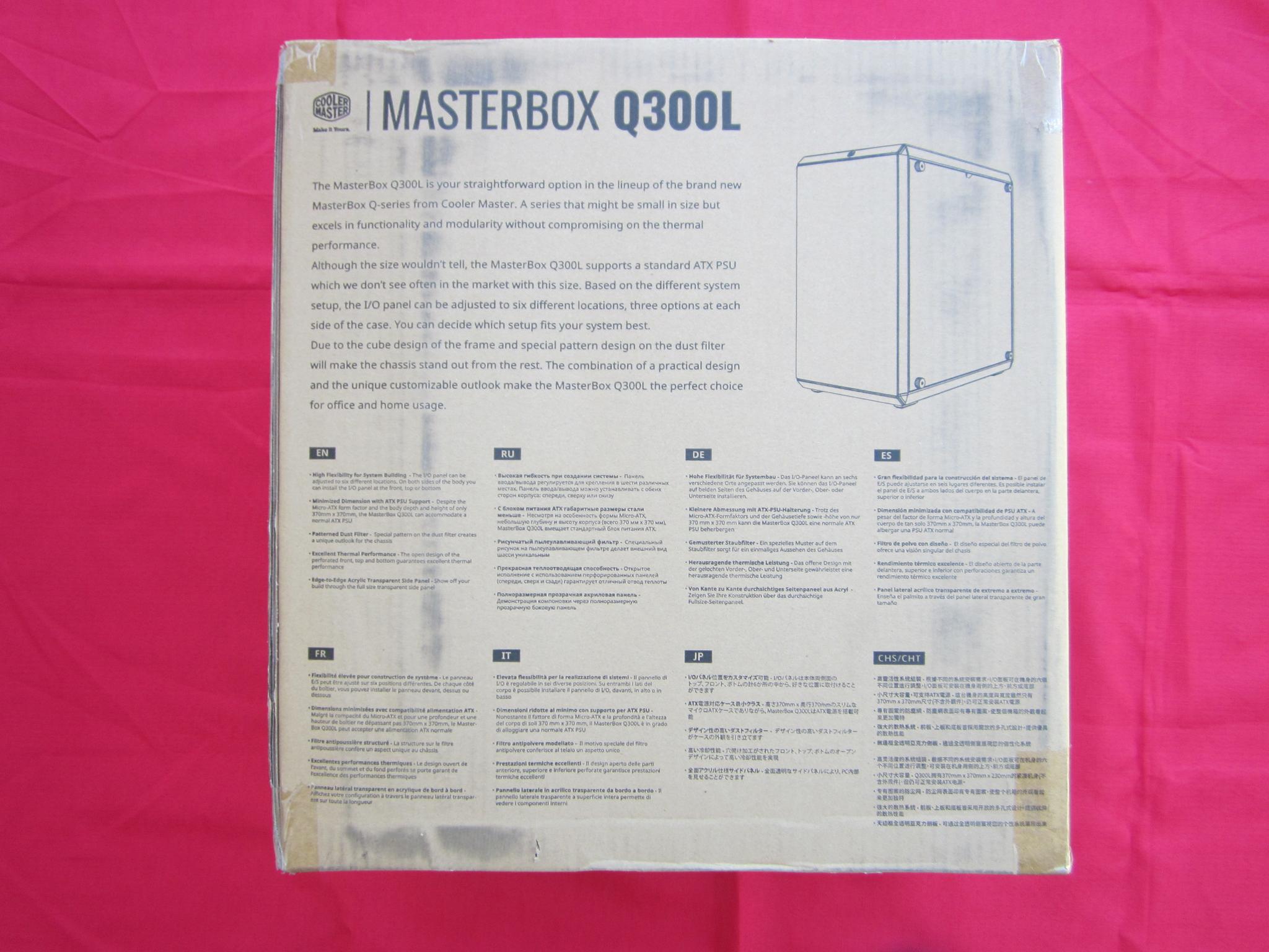 New Cooler Master Q300L Mini Tower Case White