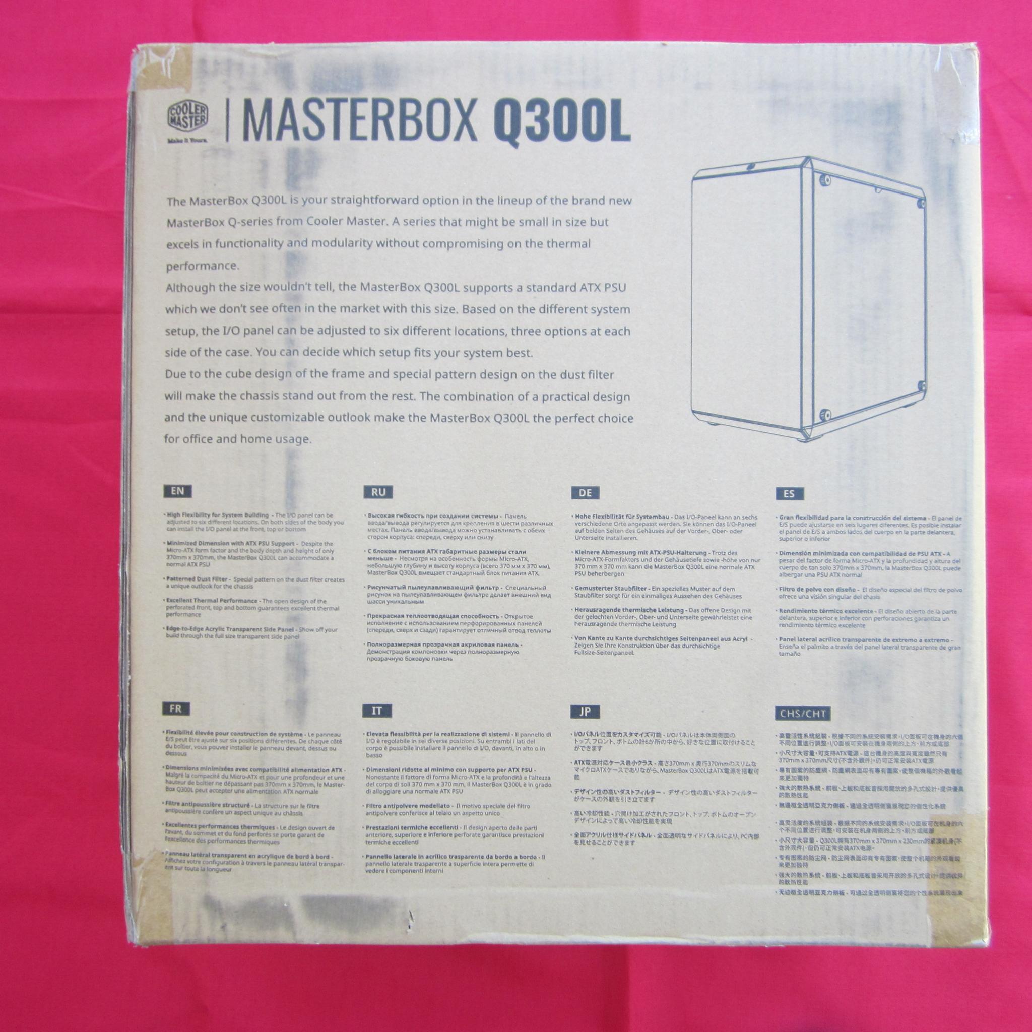 New Cooler Master Q300L Mini Tower Case White