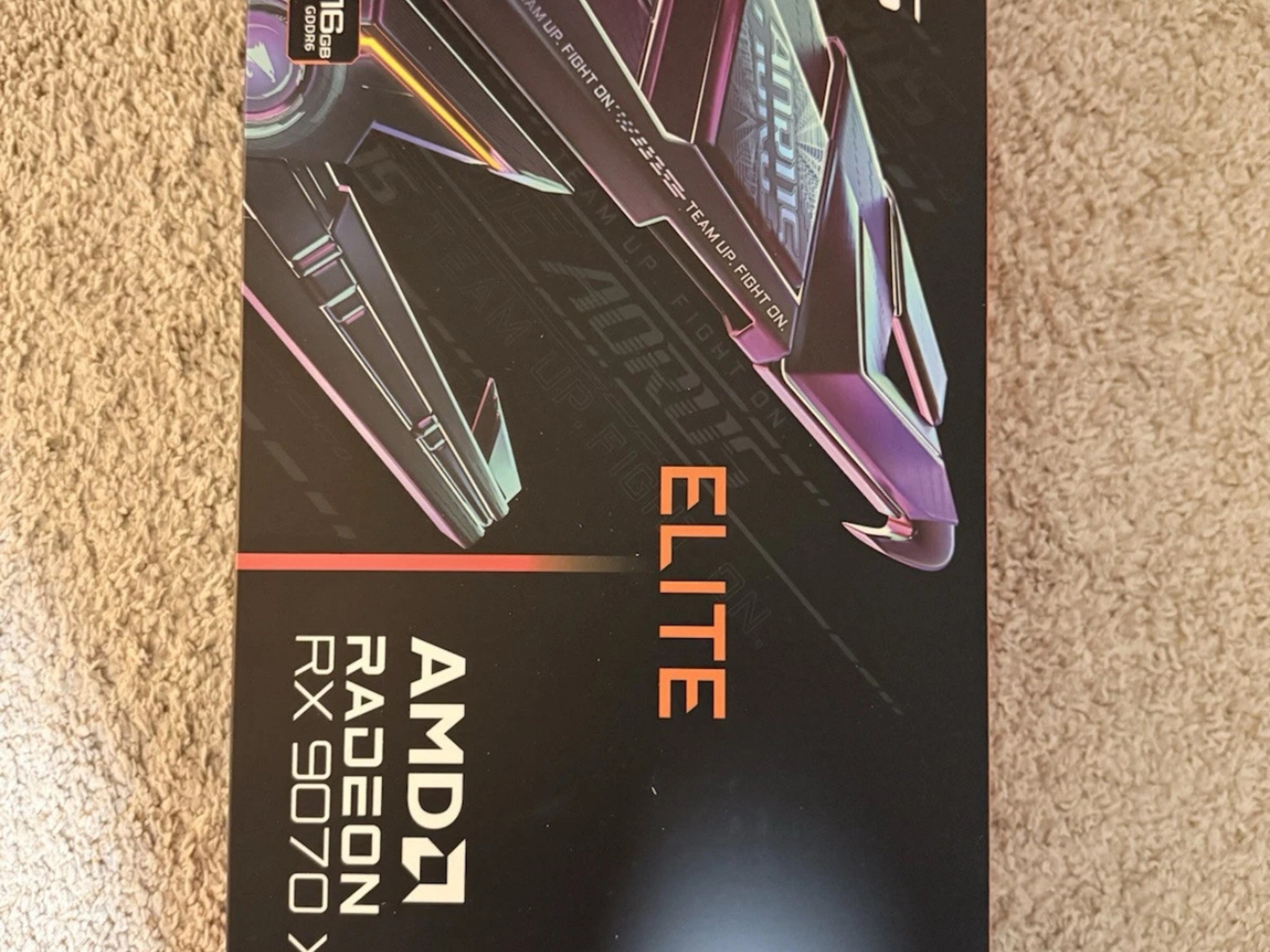 AMD AORUS RX 9070 XT ELITE 16G