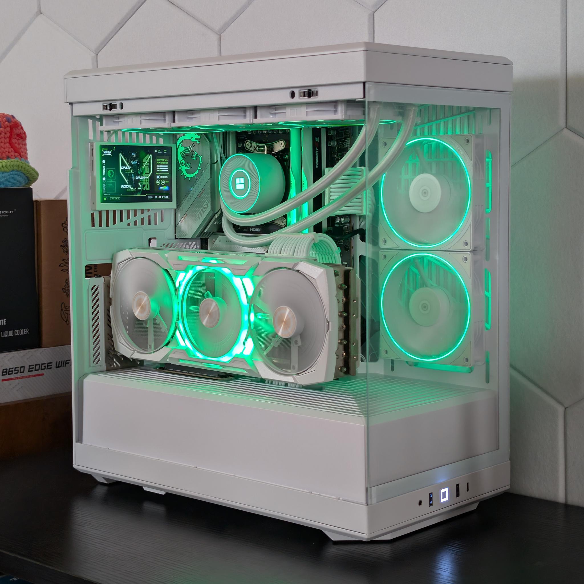 🐻‍❄️🤍 4K Gaming Beast | RX 7900XTX | Ryzen 7 9800X3D | 2TB SSD | 32GB RAM | WiFi 6 & BT 🤍🐻‍❄️
