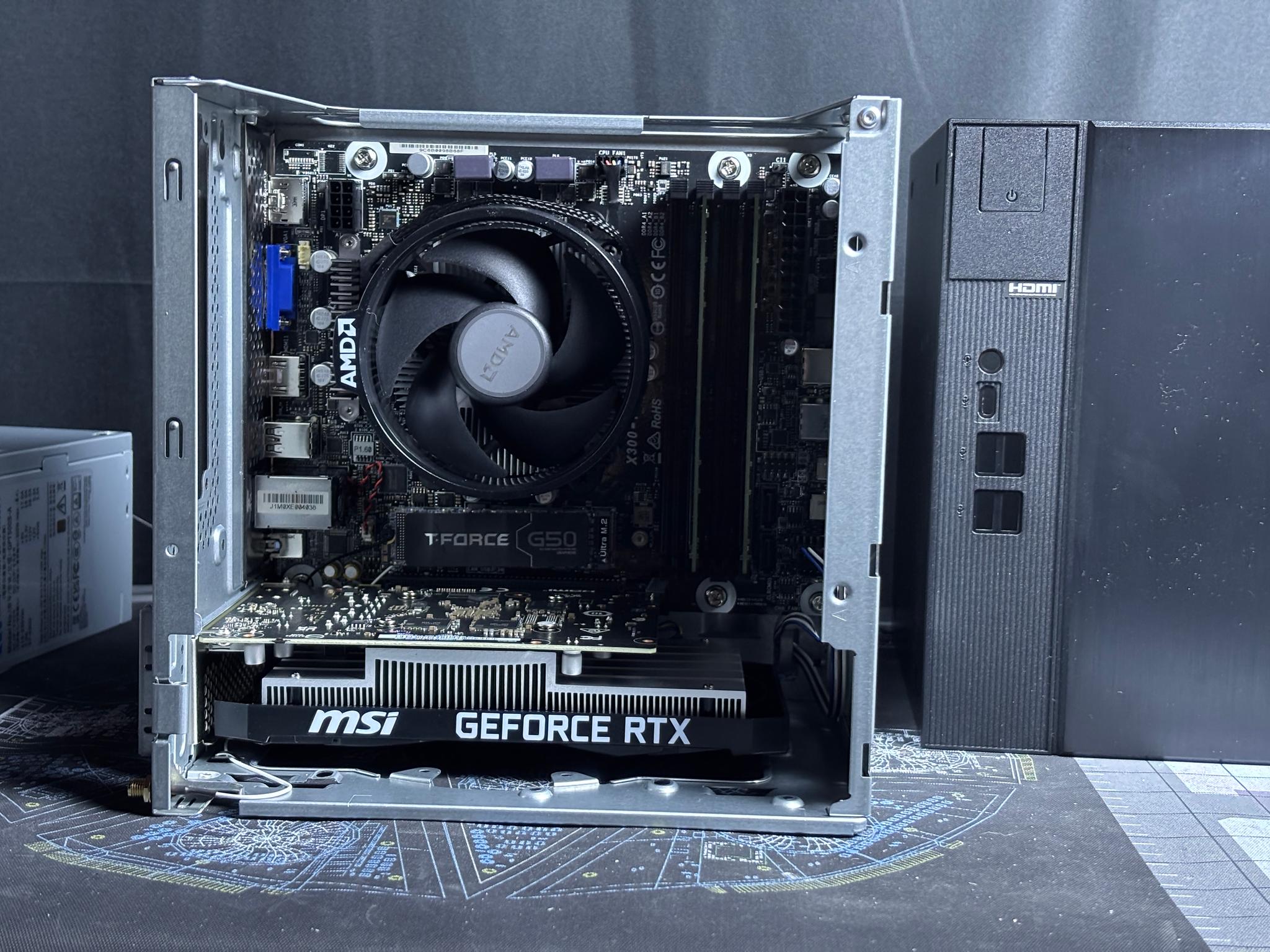 INSANE MINI RTX 3050 PC|AMD Ryzen 5 5500 | 16gb DDR4 | 512 GB M.2 SSD