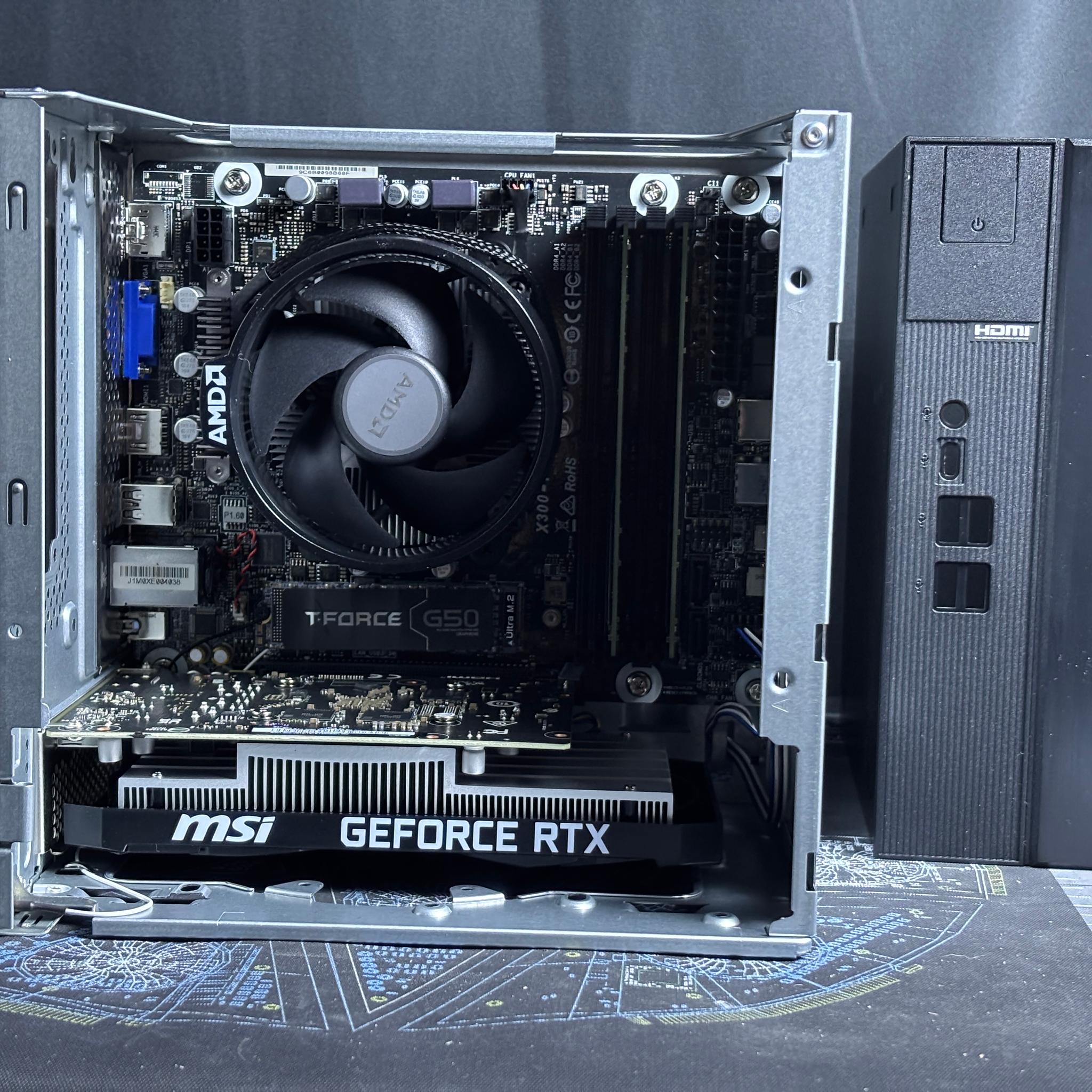 INSANE MINI RTX 3050 PC|AMD Ryzen 5 5500 | 16gb DDR4 | 512 GB M.2 SSD