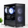 ⚫ Black Gaming PC – RTX 3060 TI, Ryzen 5 3600, 16GB RAM, 500GB SSD - WiFi, BlueTooth ⚫
