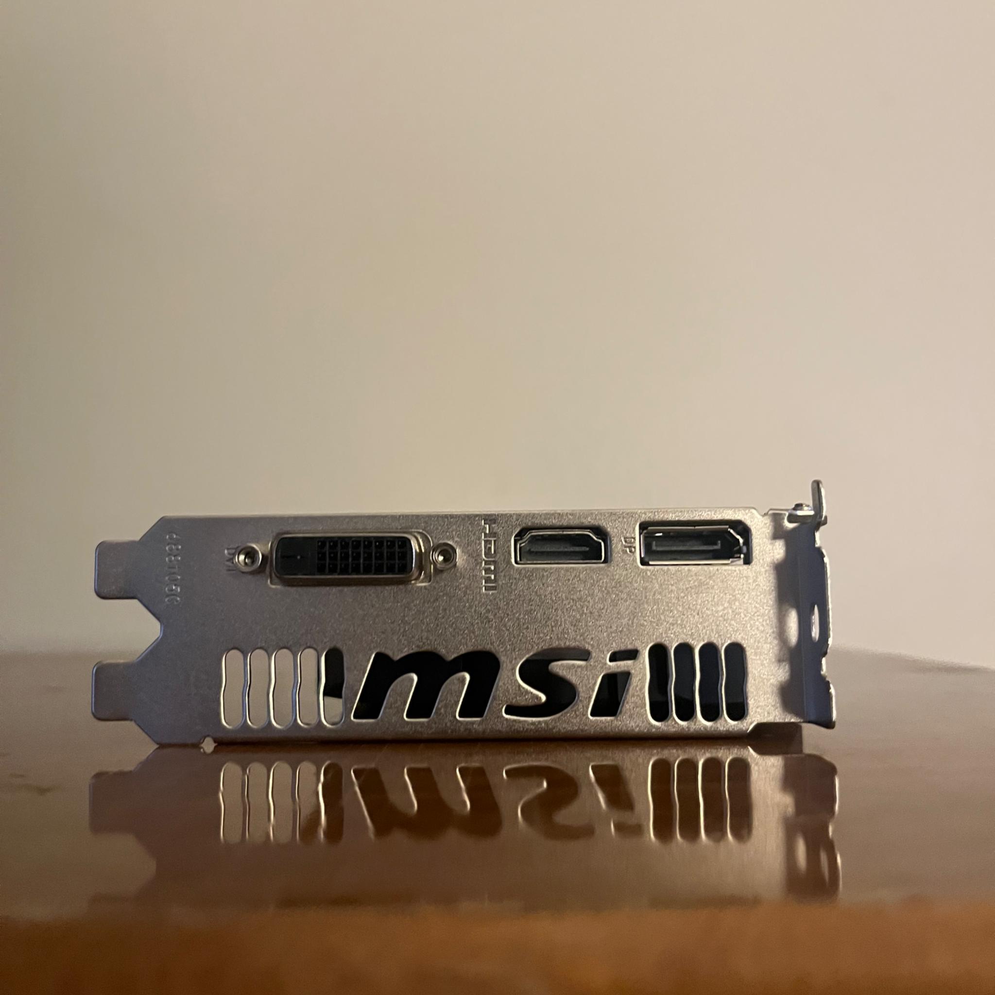 MSI GeForce GTX 1050 TI 4GB