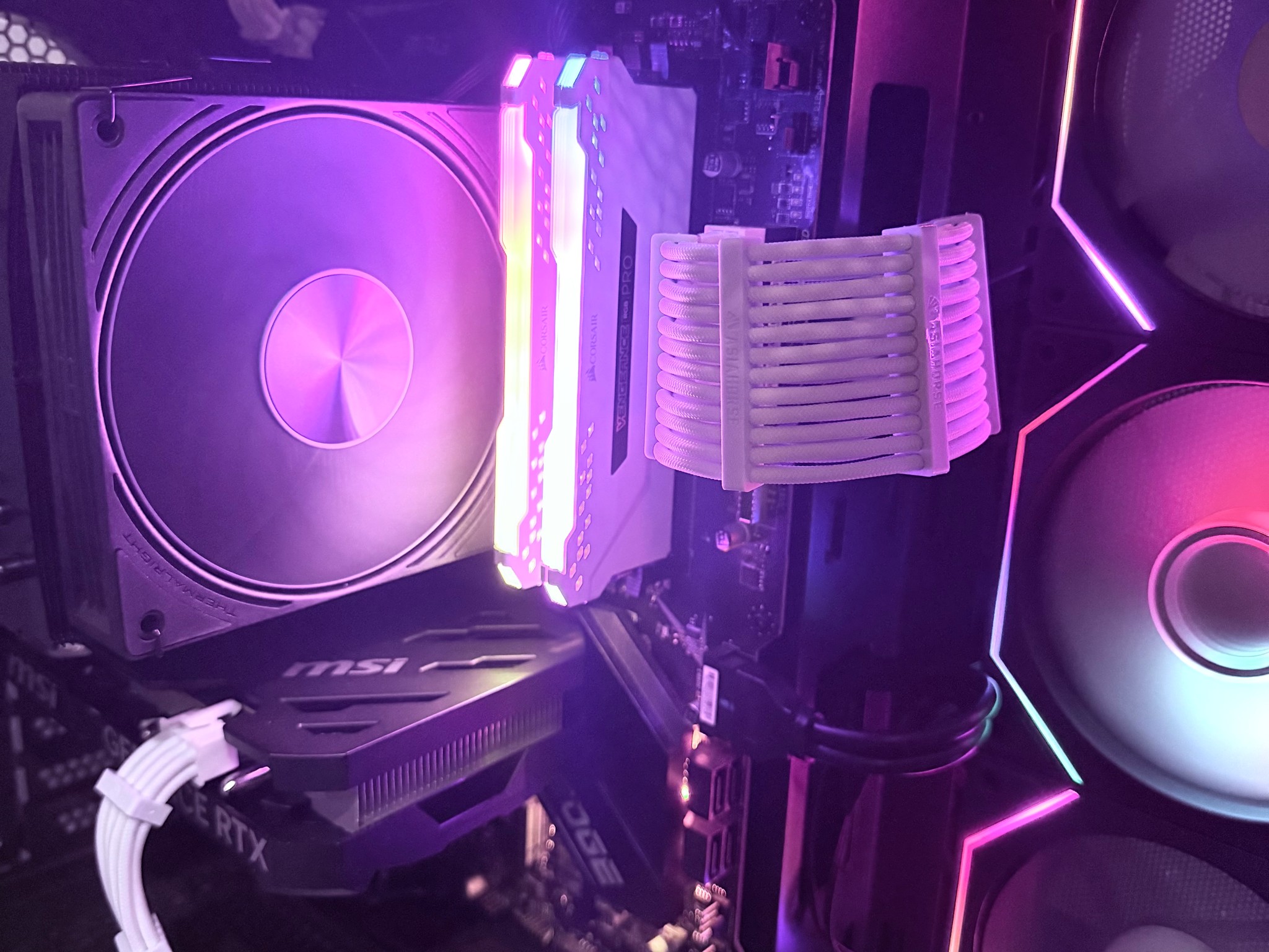 🟣"Violet Phantom"⚫️ | 1080p Gaming | RTX 4060 | i5 10400F | 16GB Ram | 500GB SSD | Free Shipping