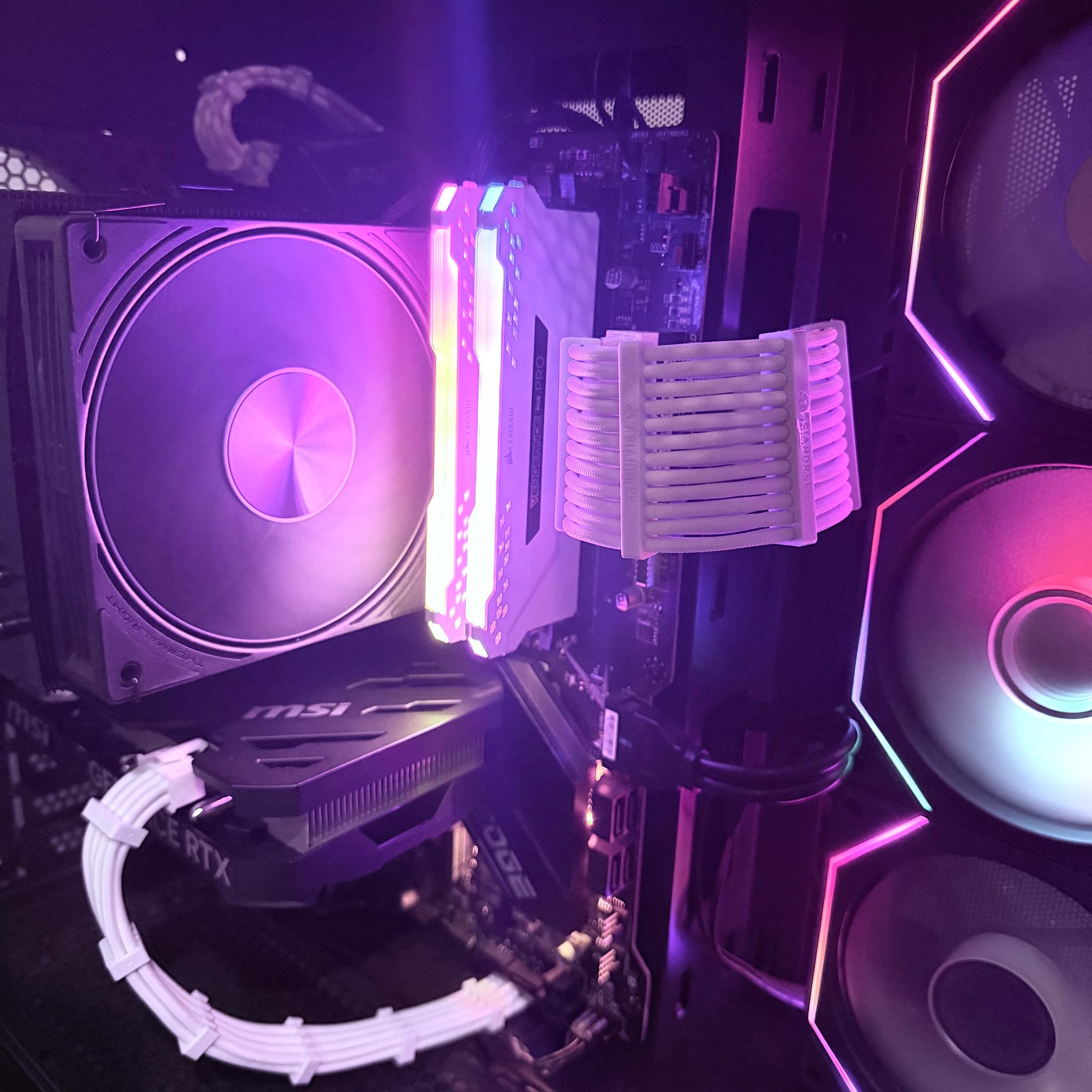 🟣"Violet Phantom"⚫️ | 1080p Gaming | RTX 4060 | i5 10400F | 16GB Ram | 500GB SSD | Free Shipping