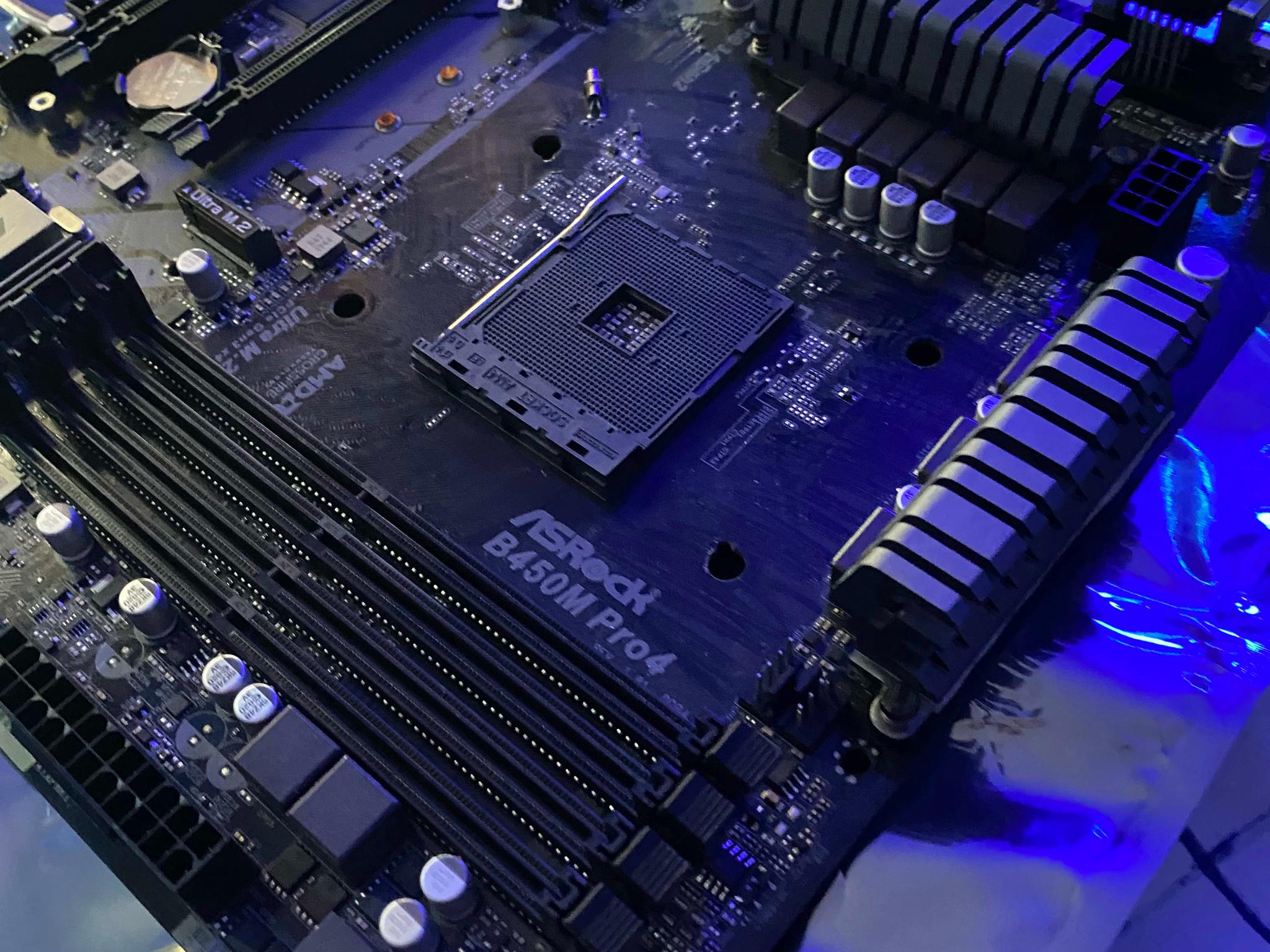 Used-ASRock B450M Pro4-Micro ATX