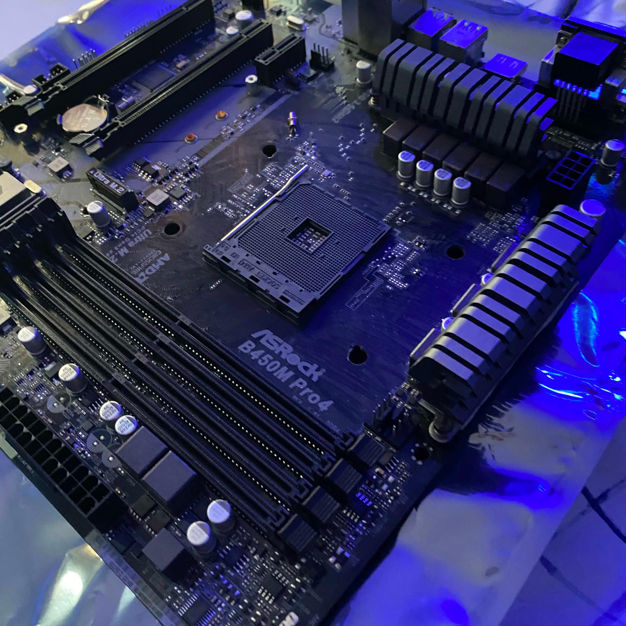 Used-ASRock B450M Pro4-Micro ATX
