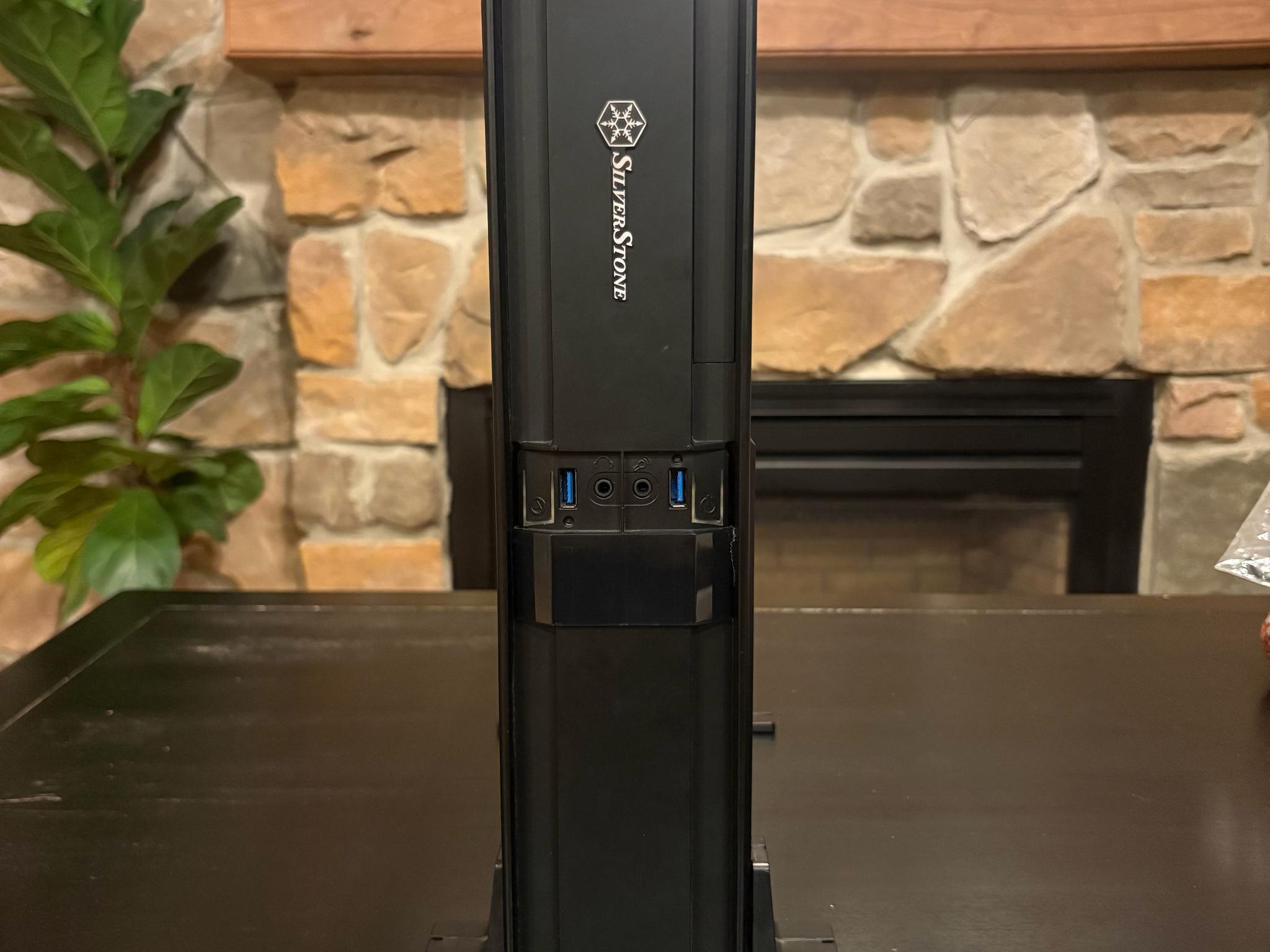 SilverStone Milo ML08 Mini-ITX Small Form Factor Case (Black)