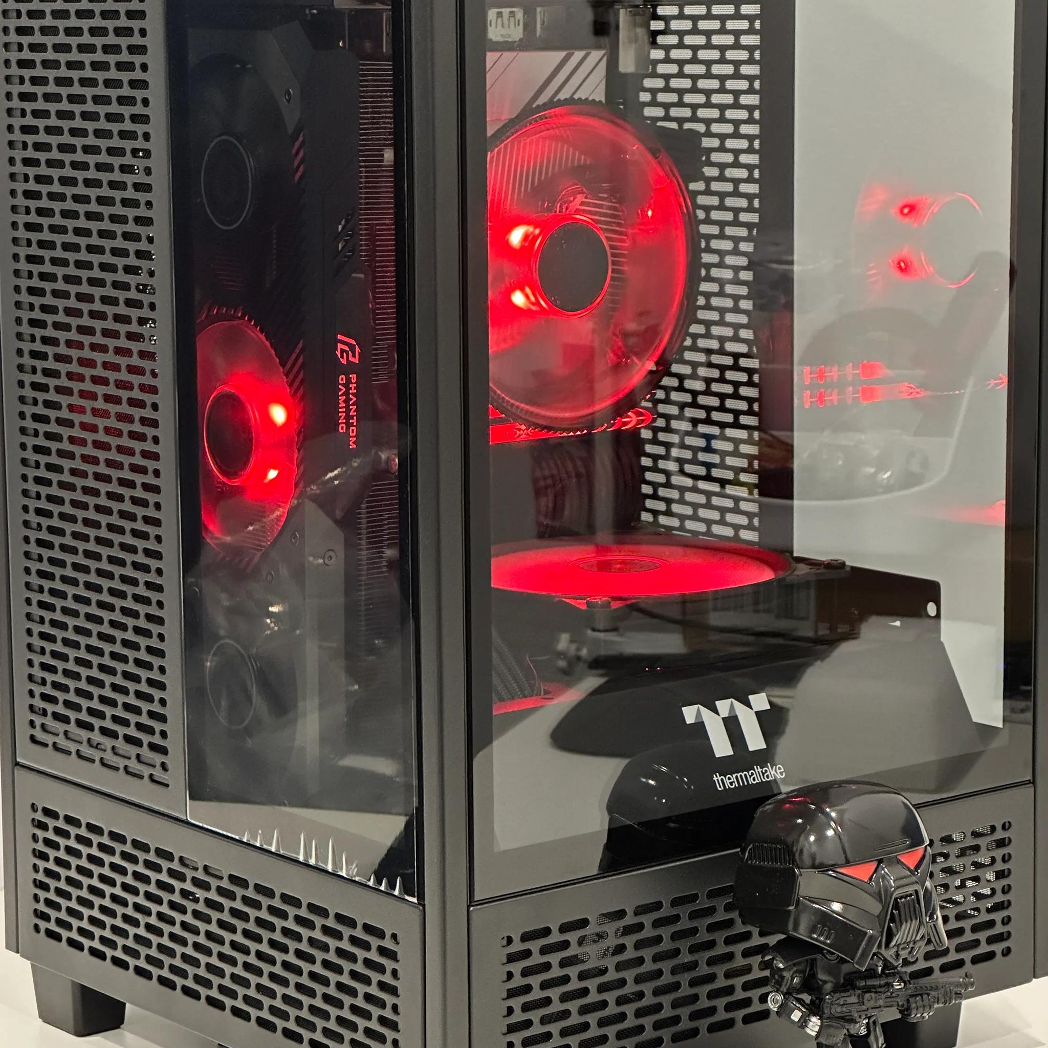 🔴🤖⚔️Red Empire🔴🤖⚔️-Gaming PC-Intel i5 12400 6Cores-AMD RX 5700 XT 8GB-16GB DDR4 -1TB NVME