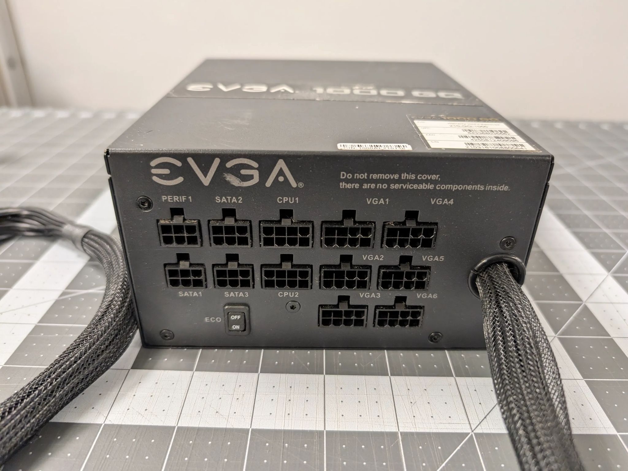 EVGA 1000w GQ 80+ Gold PSU Power Supply