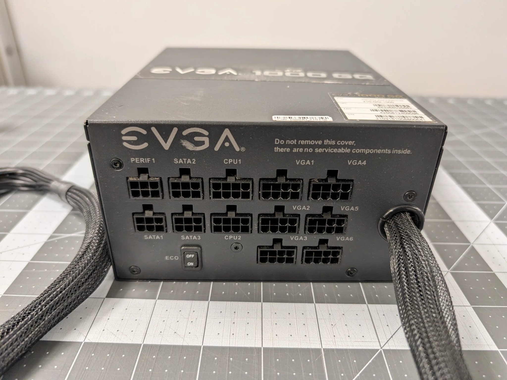 EVGA 1000w GQ 80+ Gold PSU Power Supply