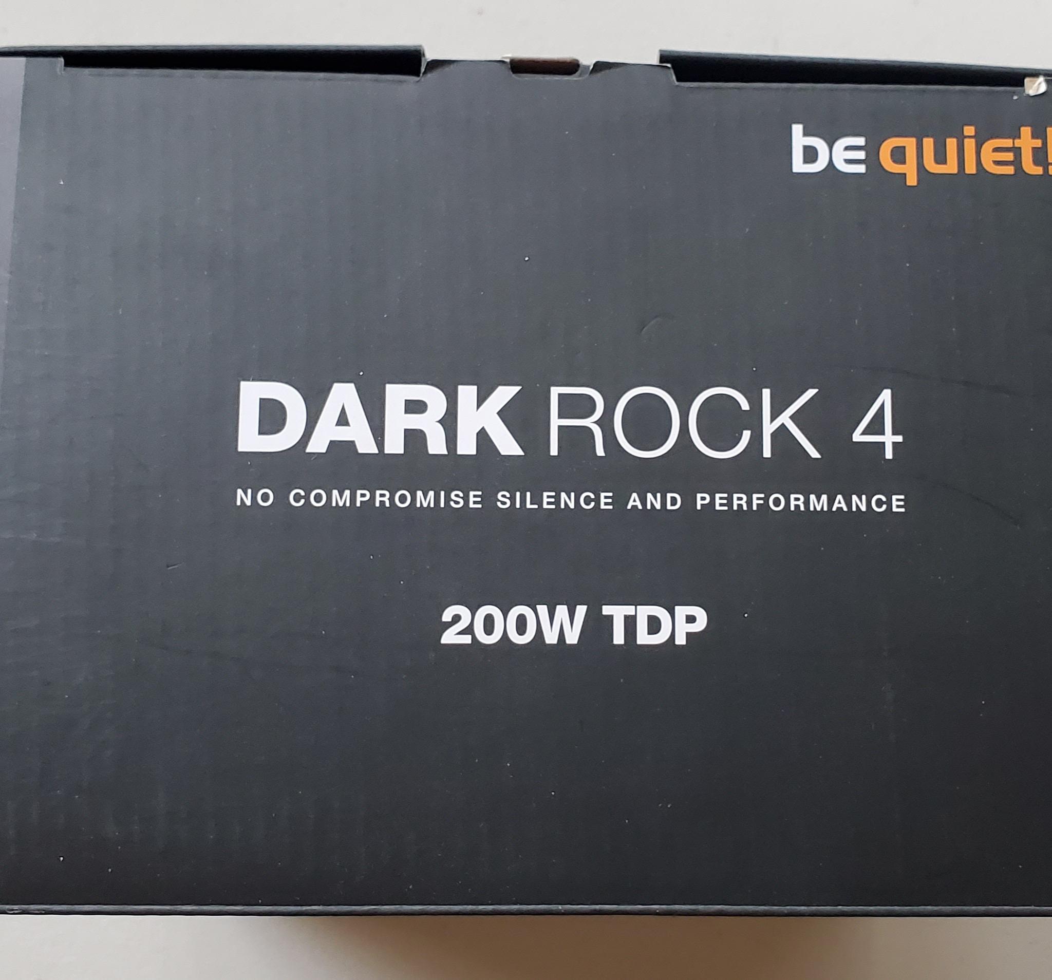 be quiet! Dark Rock 4  - CPU Cooler  - 200W TDP Intel & AMD - BK021