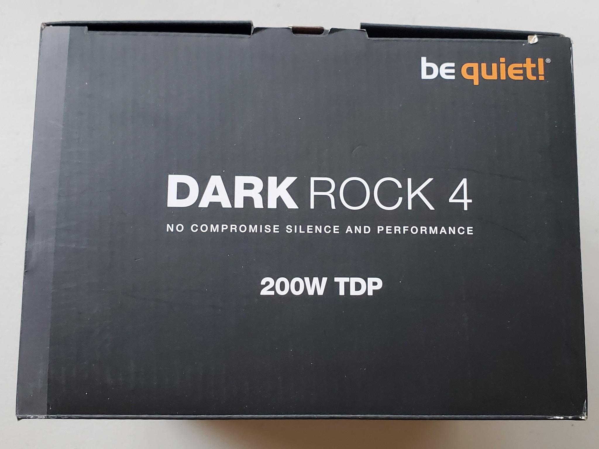 be quiet! Dark Rock 4  - CPU Cooler  - 200W TDP Intel & AMD - BK021