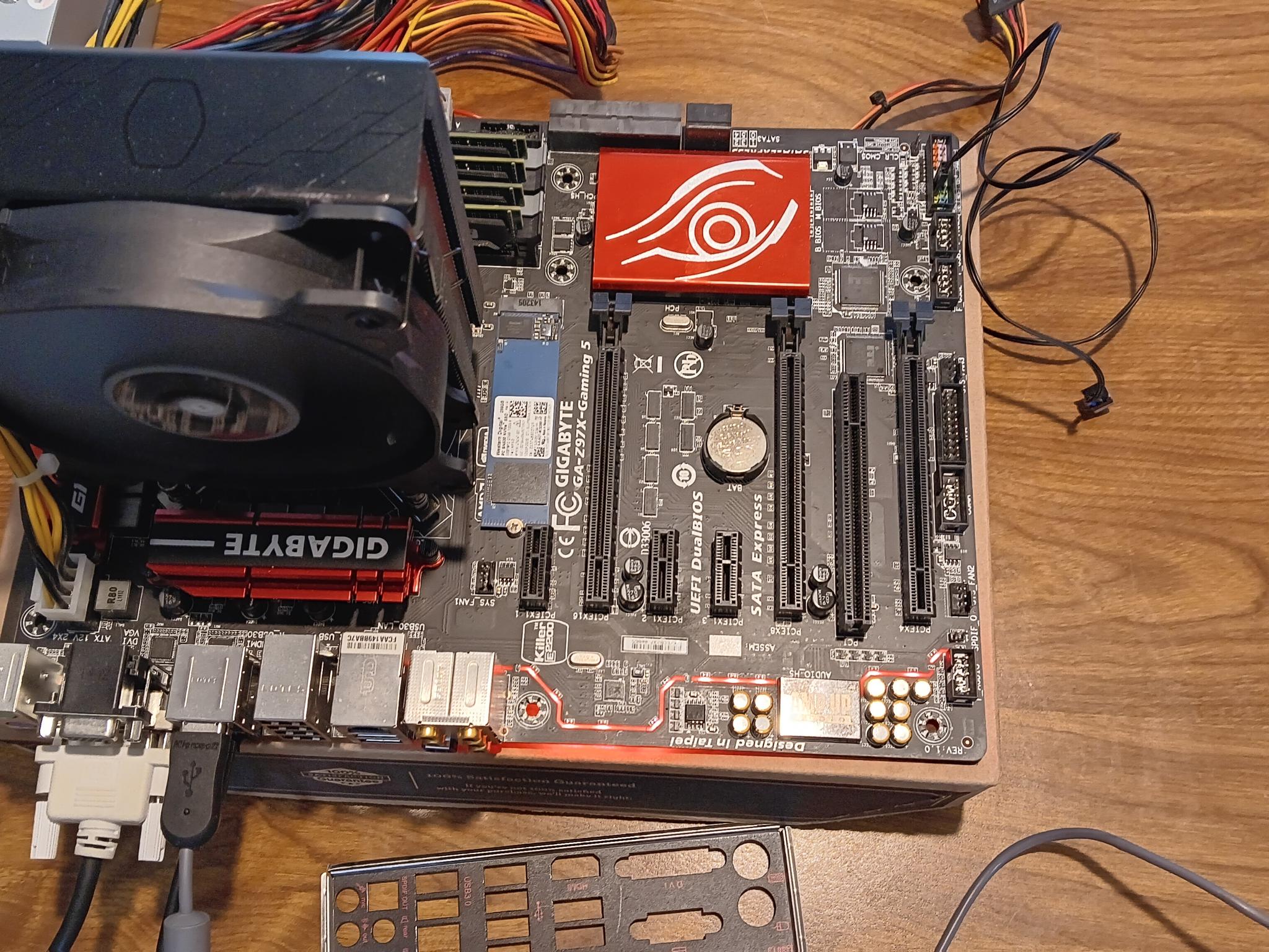 Complete Intel 4TH Gen PC Set-up, MB, RAM, CPU, GPU, PSU, NVMe, Cooler, Tested