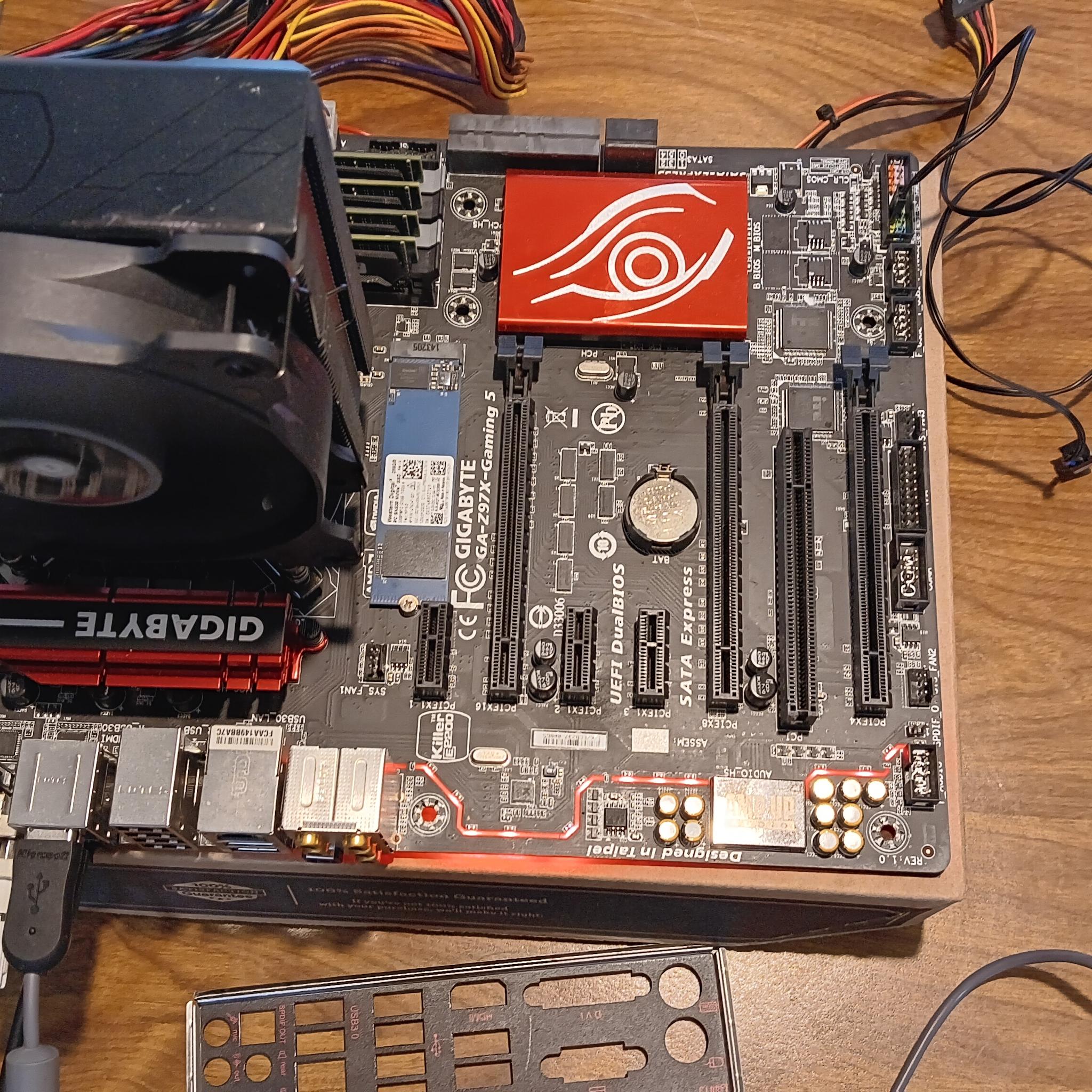 Complete Intel 4TH Gen PC Set-up, MB, RAM, CPU, GPU, PSU, NVMe, Cooler, Tested