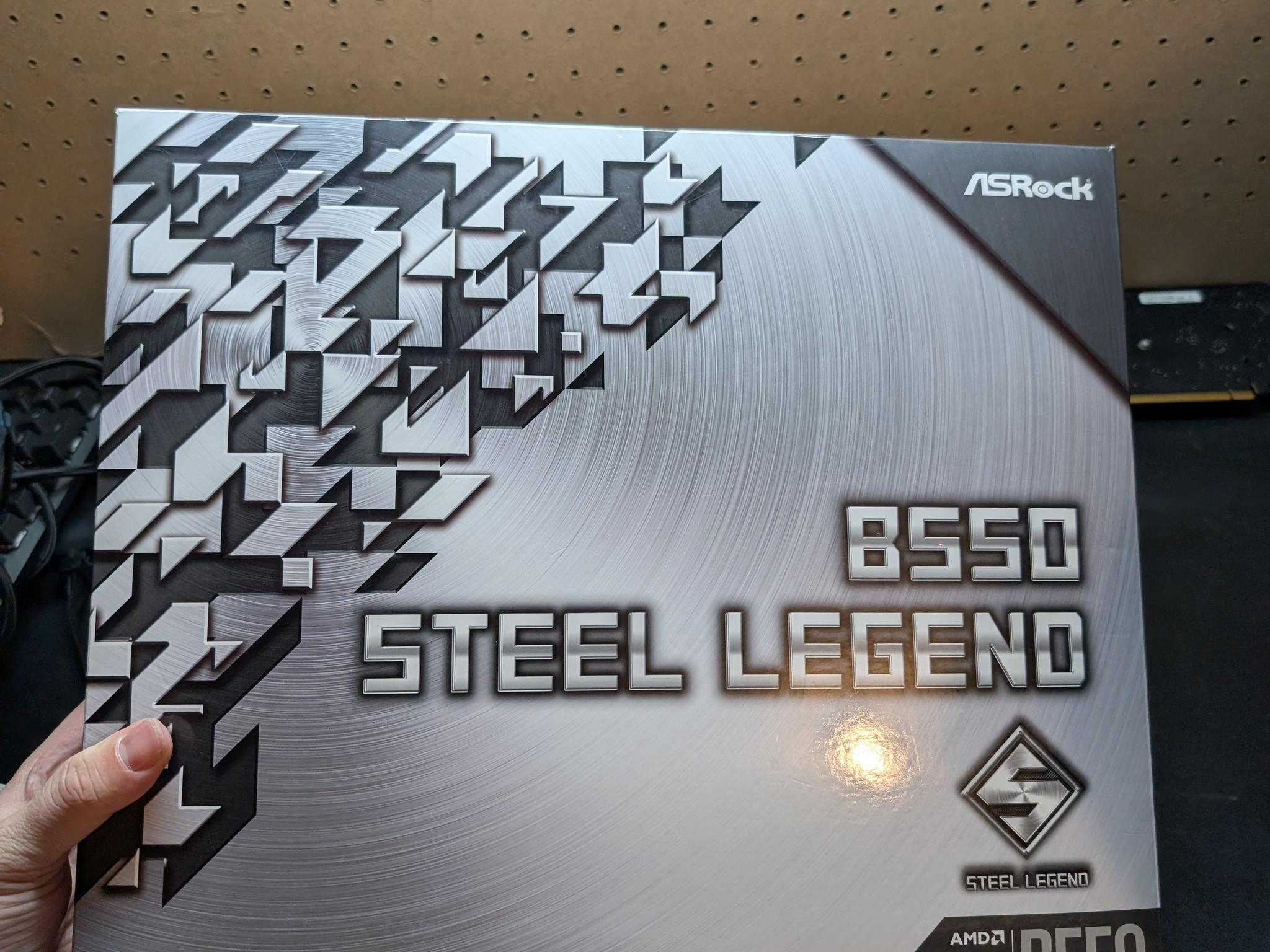 Asrock b550 Steel Legend am4 motherboard for sale