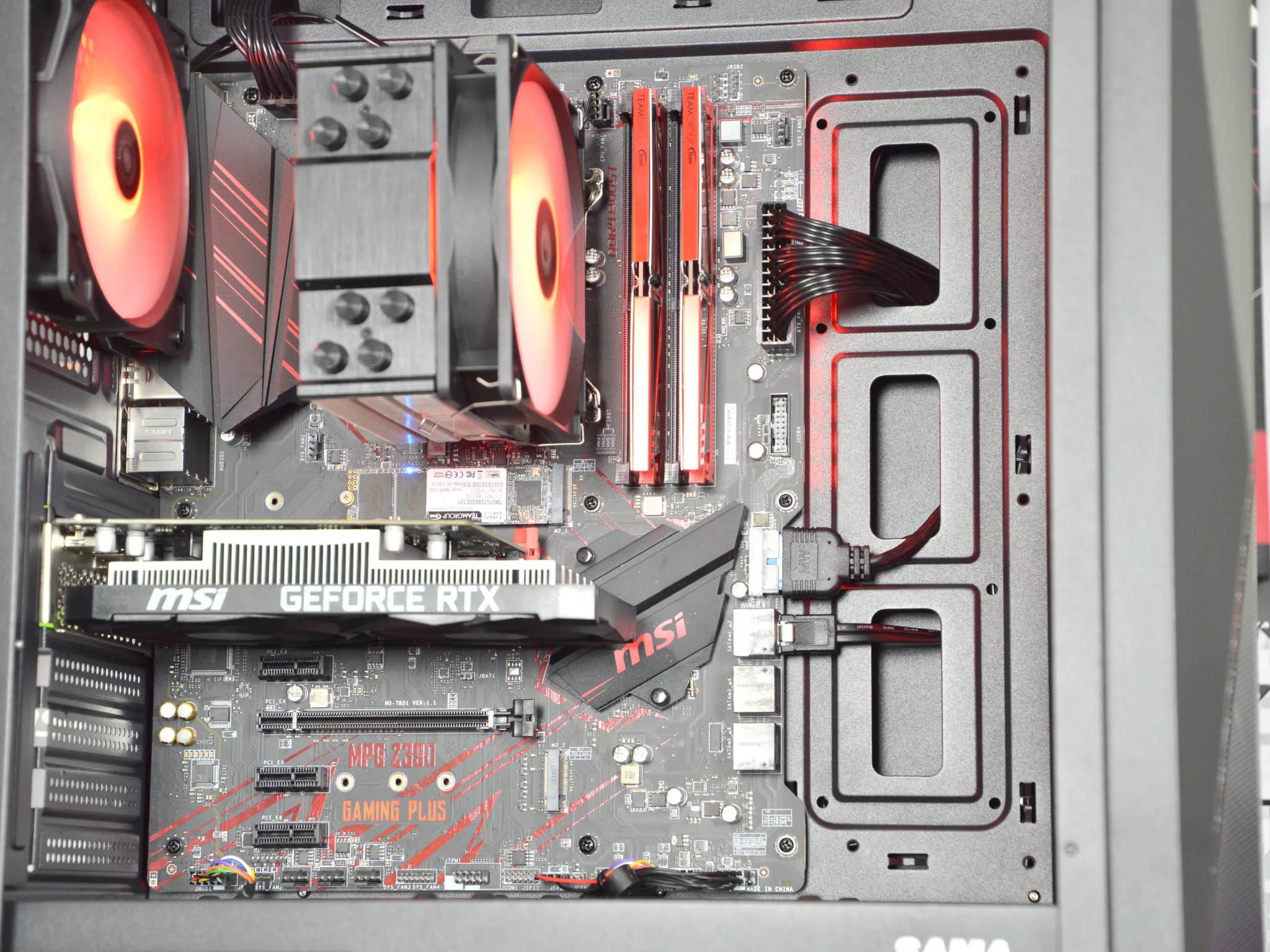 🔴🔴| RTX 3050 6GB | INTEL i7-8700 | 16GB DDR4 RAM | 256GB NVME SSD + 1TB HDD | Crimson Vortex |