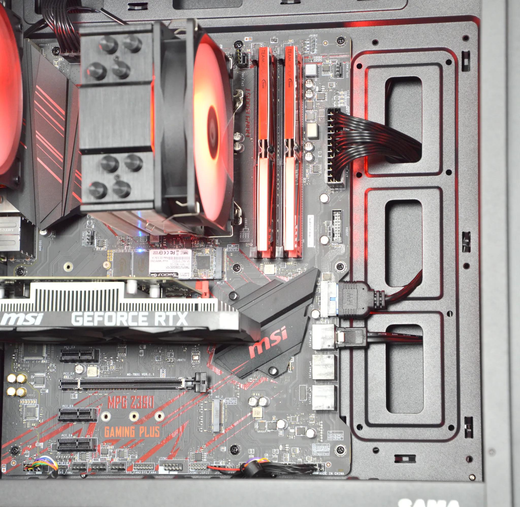 🔴🔴| RTX 3050 6GB | INTEL i7-8700 | 16GB DDR4 RAM | 256GB NVME SSD + 1TB HDD | Crimson Vortex |