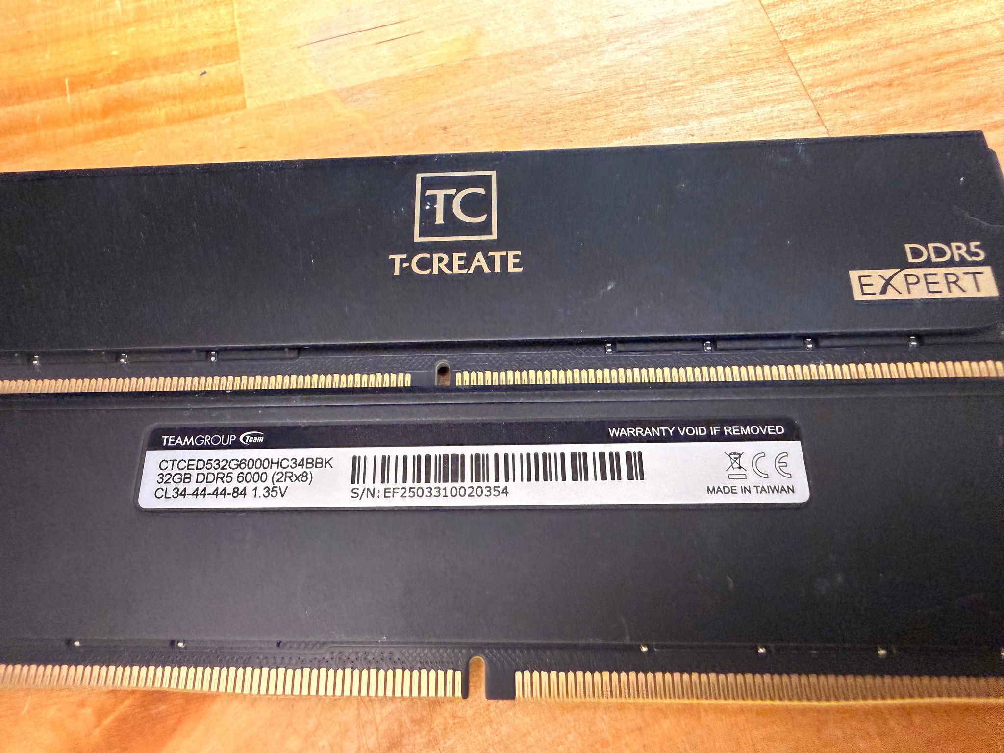 TEAMGROUP T. Create 64GB (2 x 32Gb) CL34 6000 Mt/s