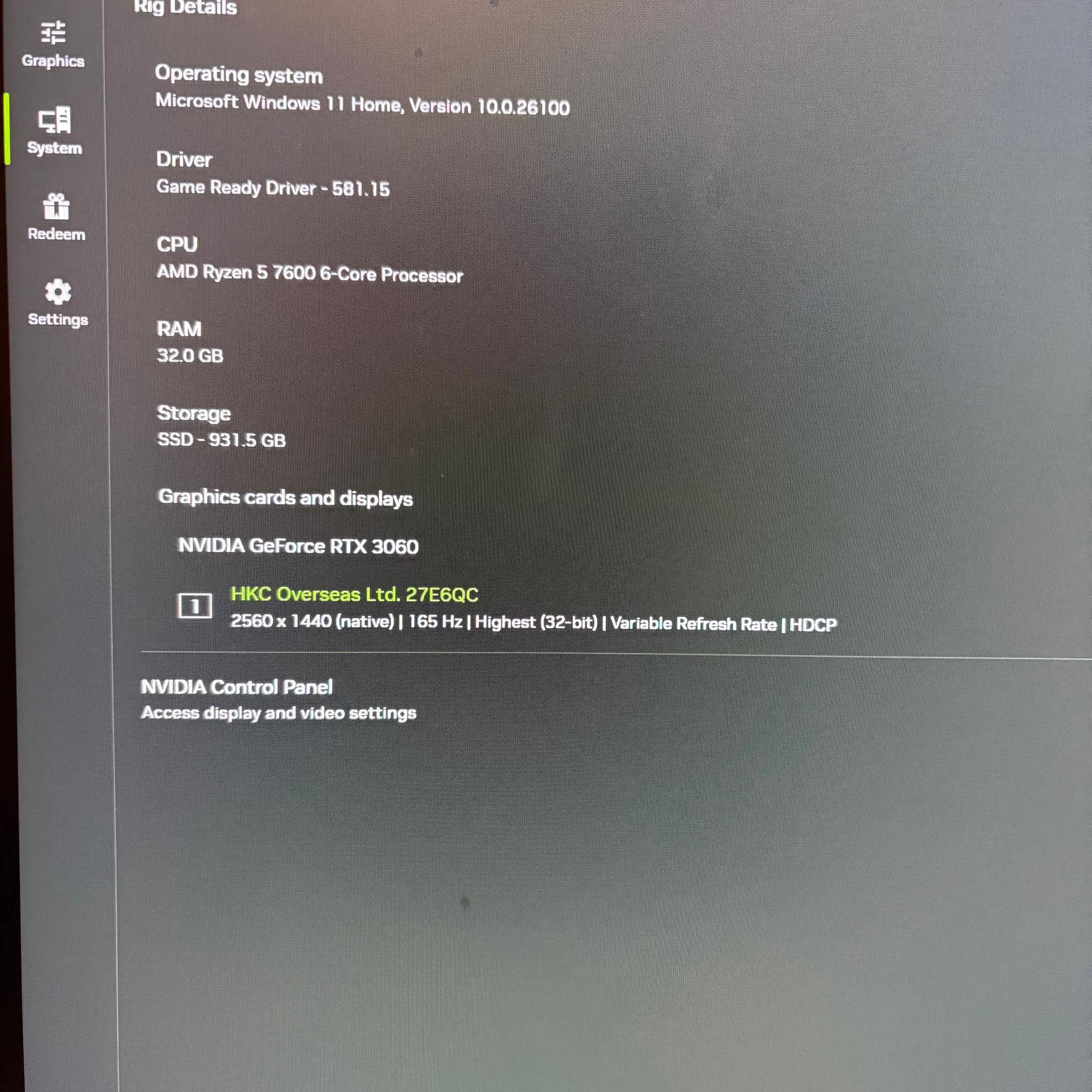 AM5-7600 RTX-3060 12gb