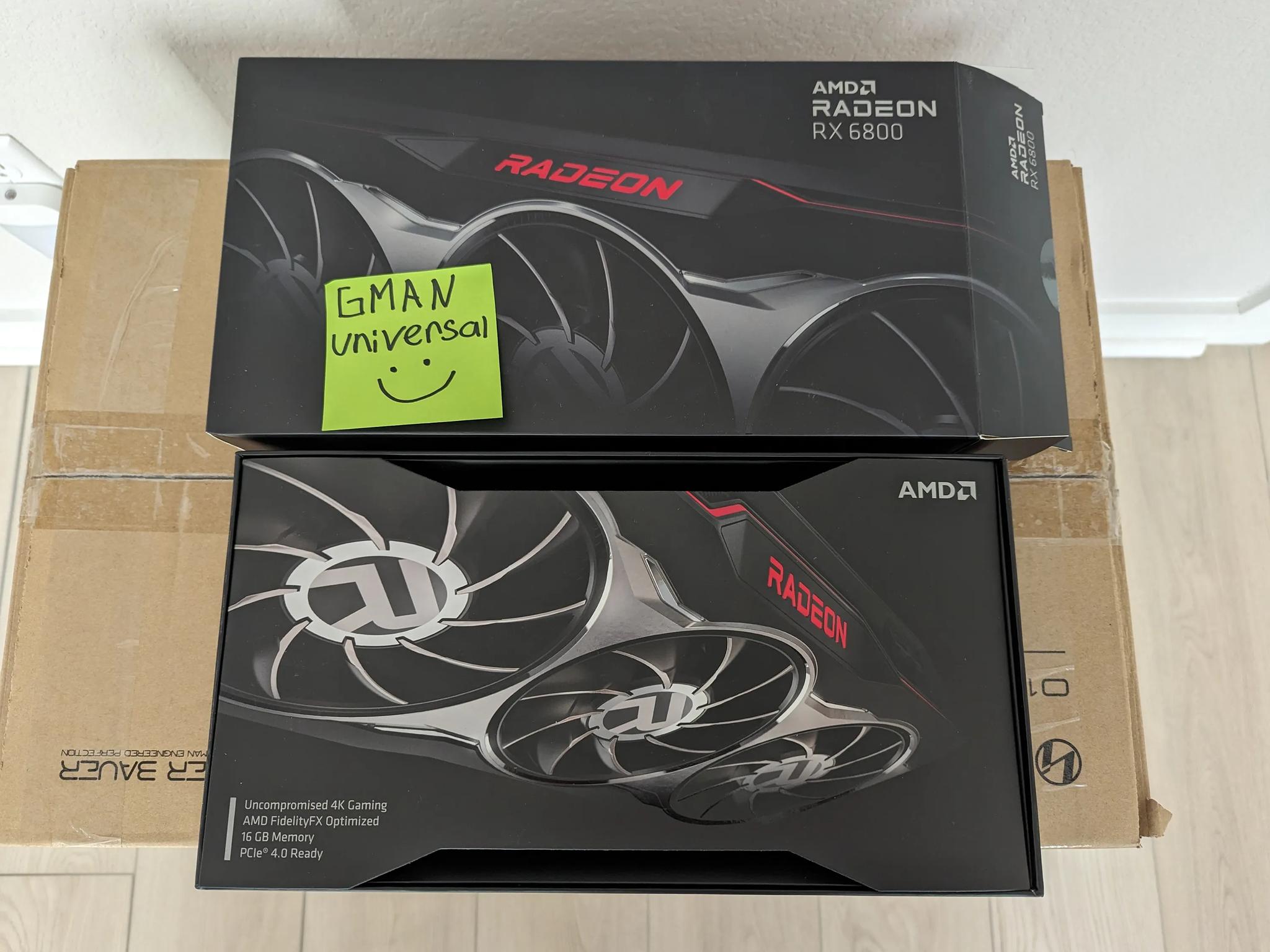 AMD Radeon RX 6800 Graphics Card Reference Model