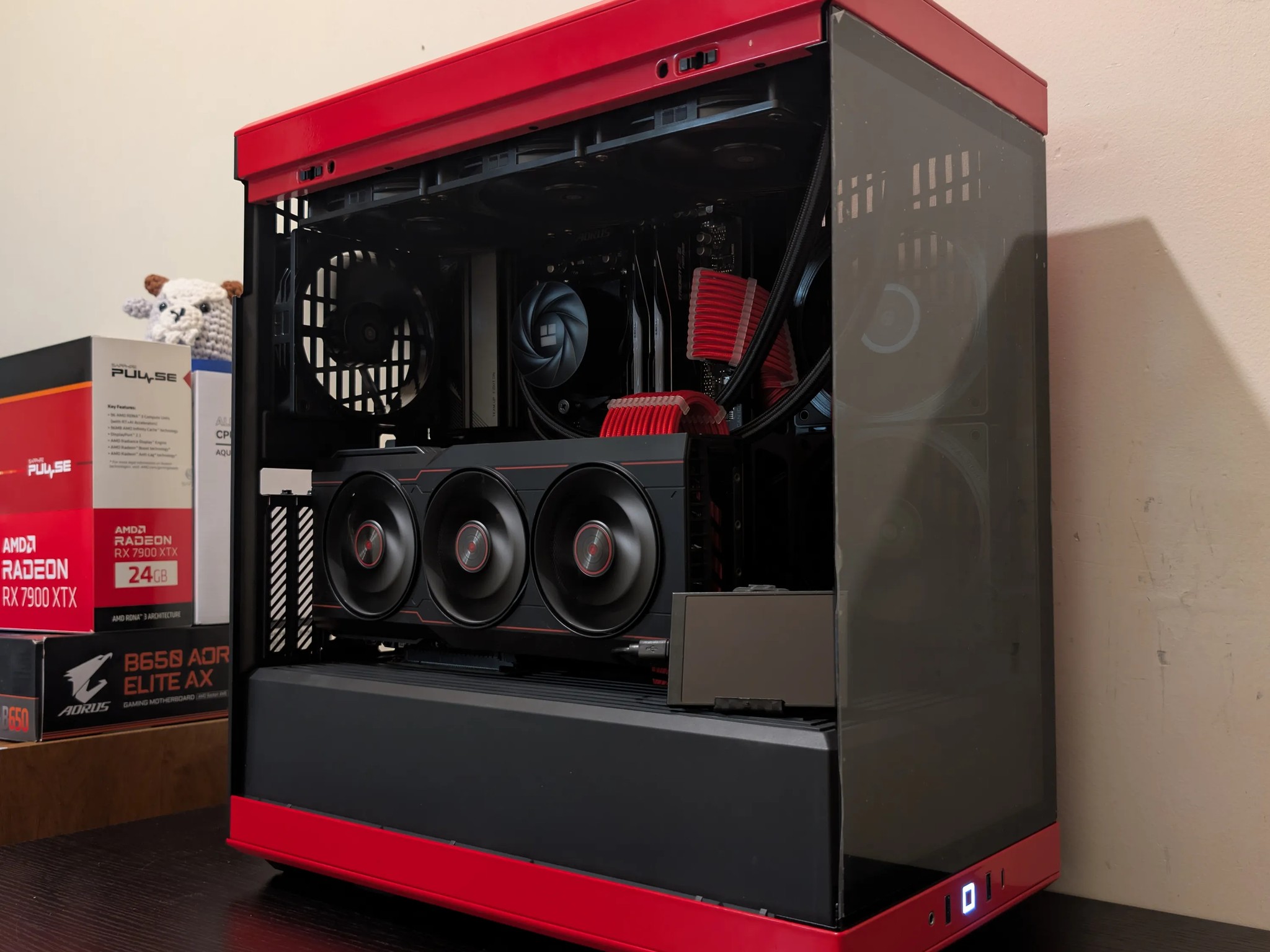 🟥⬛ 4K Gaming Beast | RX 7900XTX | Ryzen 7 7800X3D | 2TB SSD | 32GB RAM | WiFi 6 & Bluetooth ⬛🟥