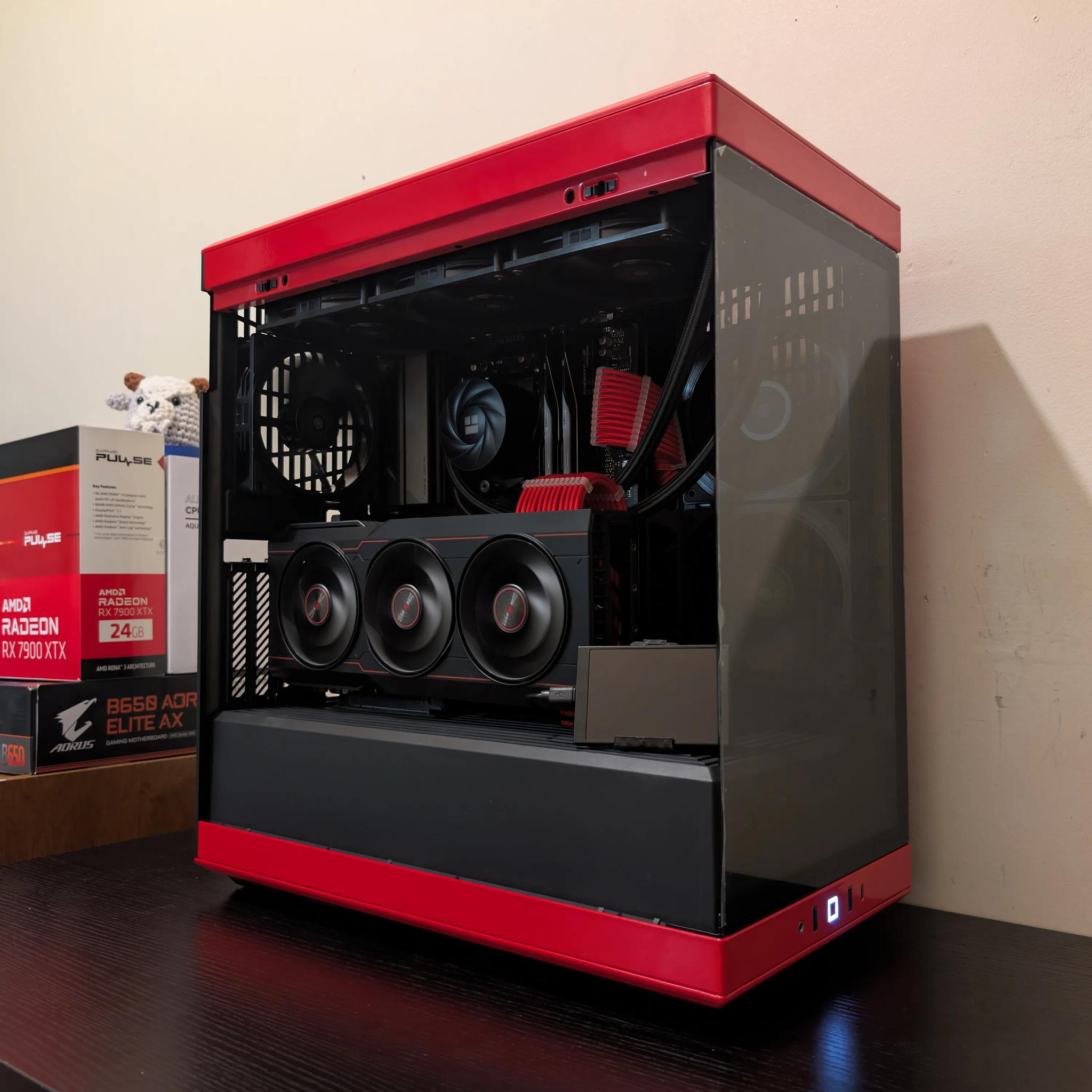 🟥⬛ 4K Gaming Beast | RX 7900XTX | Ryzen 7 7800X3D | 2TB SSD | 32GB RAM | WiFi 6 & Bluetooth ⬛🟥