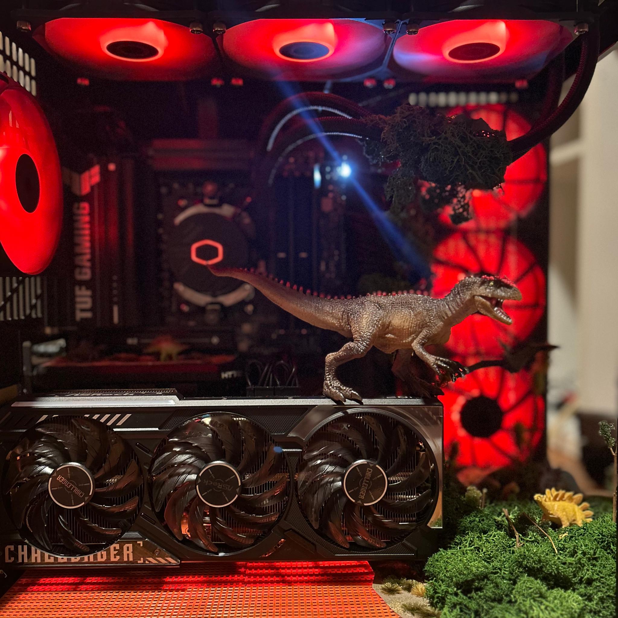 Brand New, Stealthy, and Jurassic Custom Build with interior decor and a perfect fit into your setup