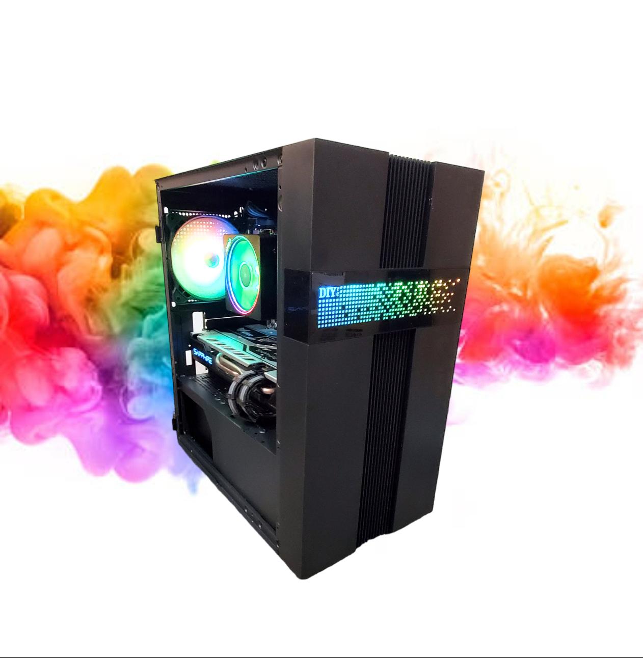 SALE: RX 580 8GB + Ryzen 5 1600 + 16GB DDR4 RAM + 512GB GB SSD + Full RGB ( Black Gaming PC)