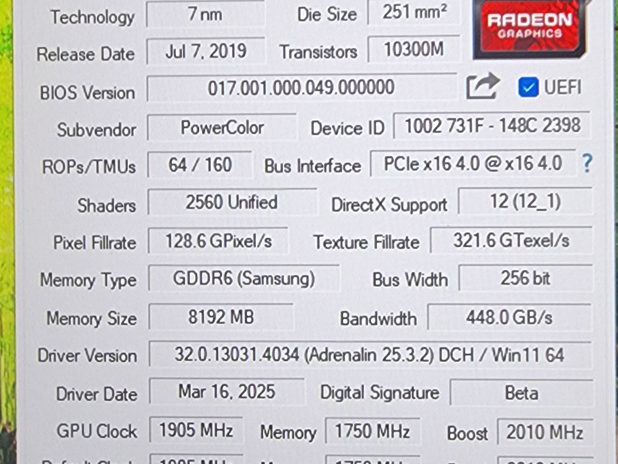 Intel i5 12400F AMD Power Color Red Devil 5700 Xt  MSI Pro Wifi MB 32GB DDR4 850w PSU