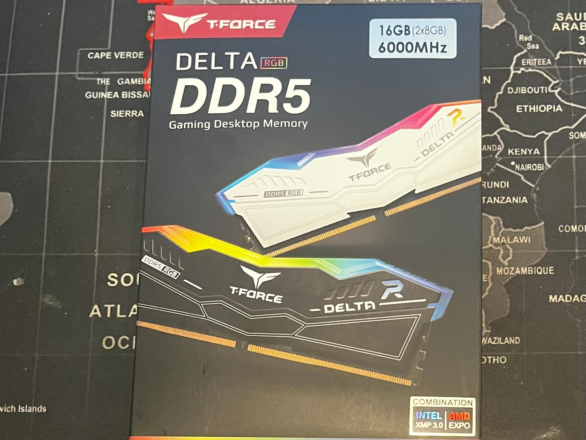 TForce delta RGB DDR5 ram White