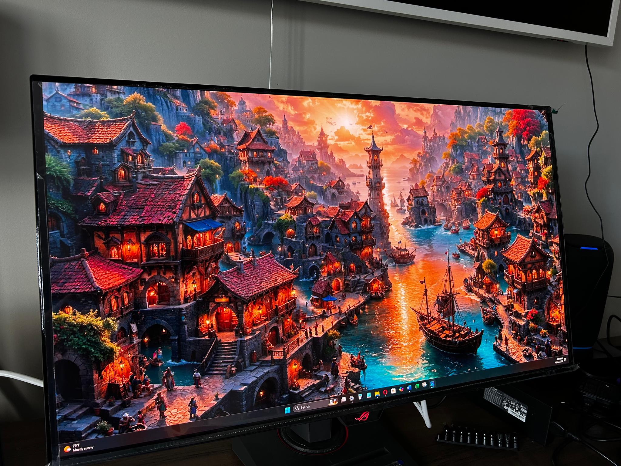 ASUS ROG Swift OLED 32" 4K UHD (3840x2160) 240Hz Gaming Monitor (PG32UCDM) (Less Than 3 days Used)
