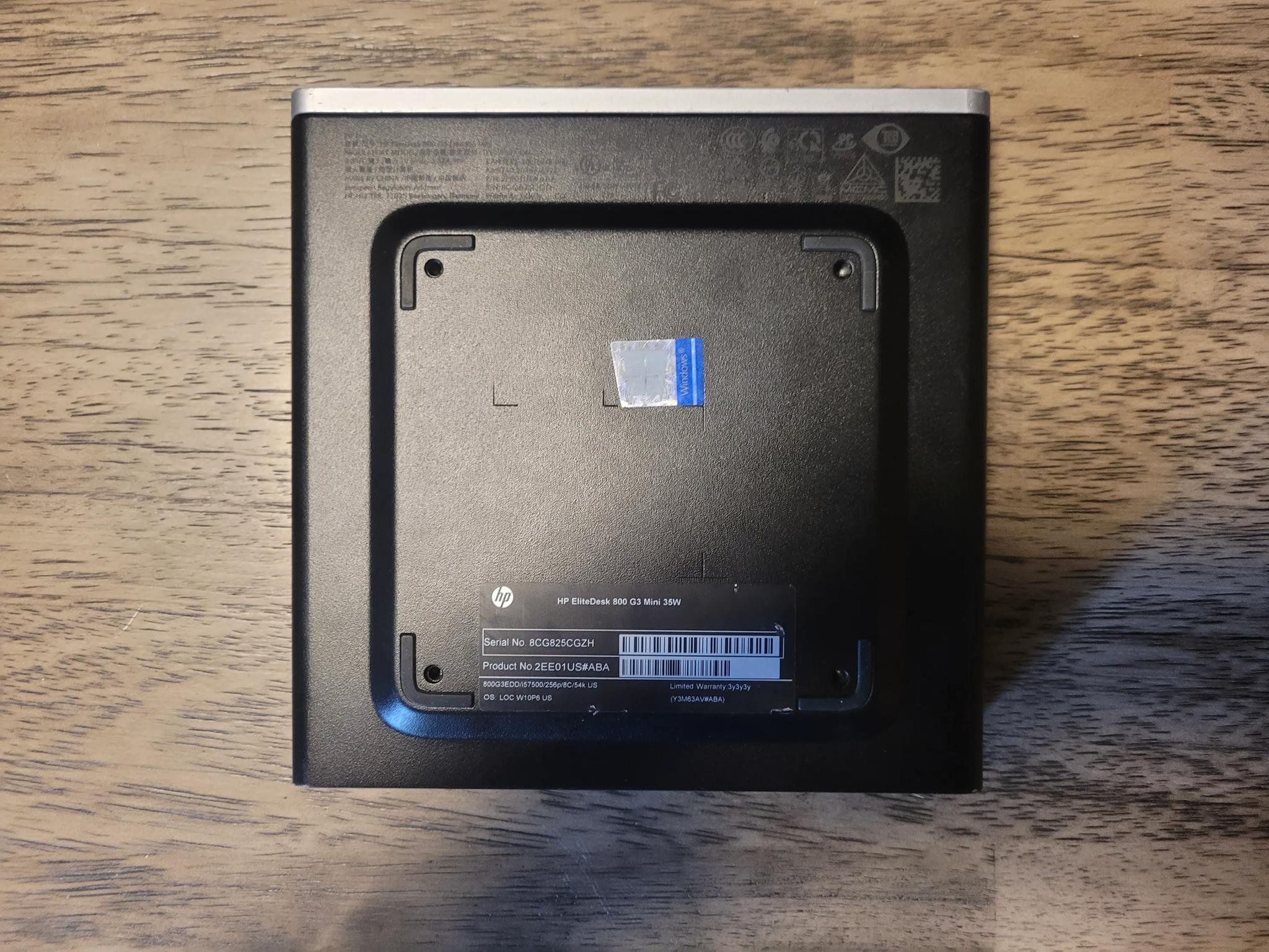 Hp Elitedesk 800 G3 35w I5 7500 8gb Ram NO HDD/OS