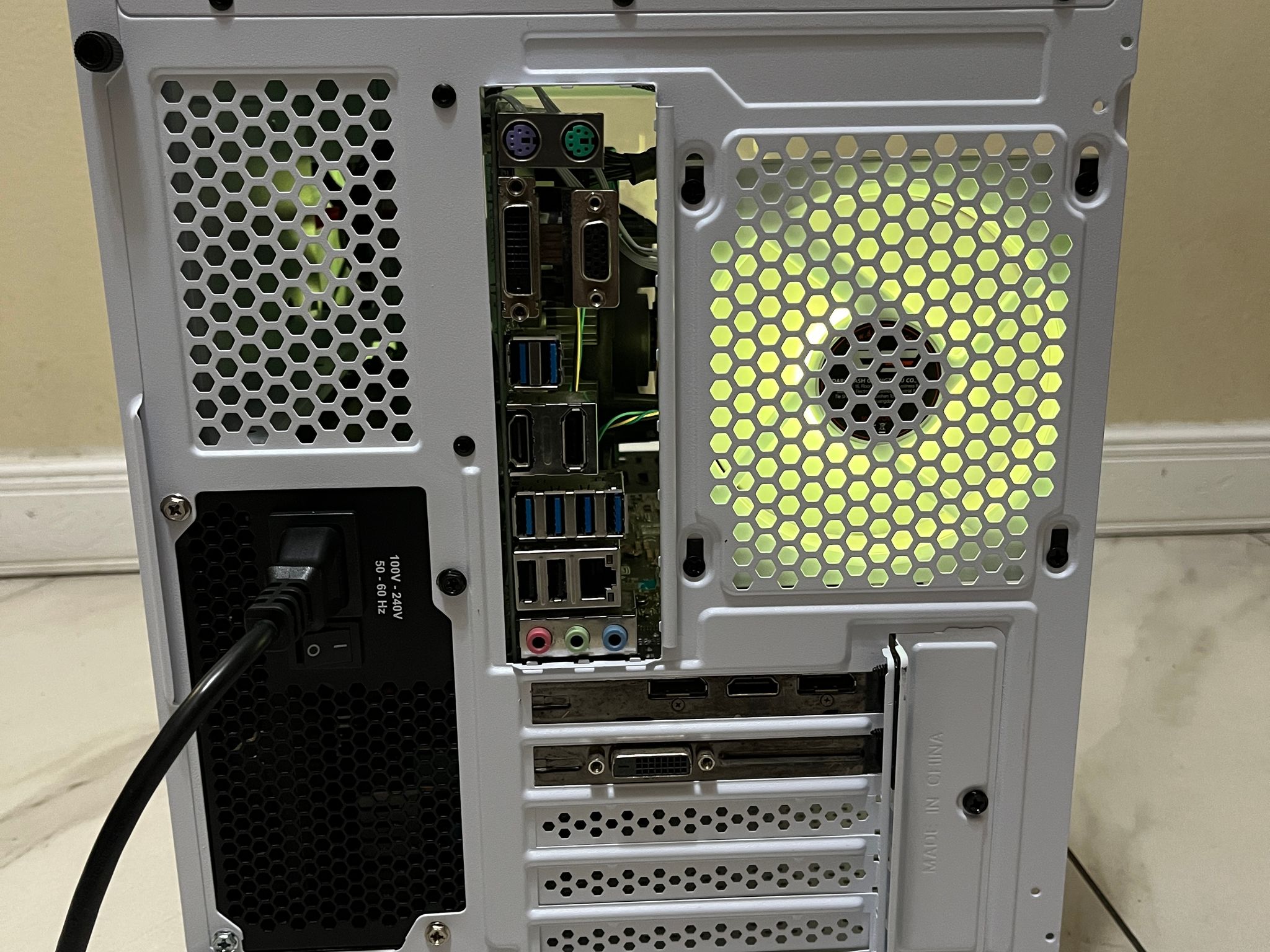 🟠🔥RTX 2060, Intel i5-7400, 16GB RAM,  500 GB SSD, High Performance RGB Gaming PC w/ Remote 🖥️