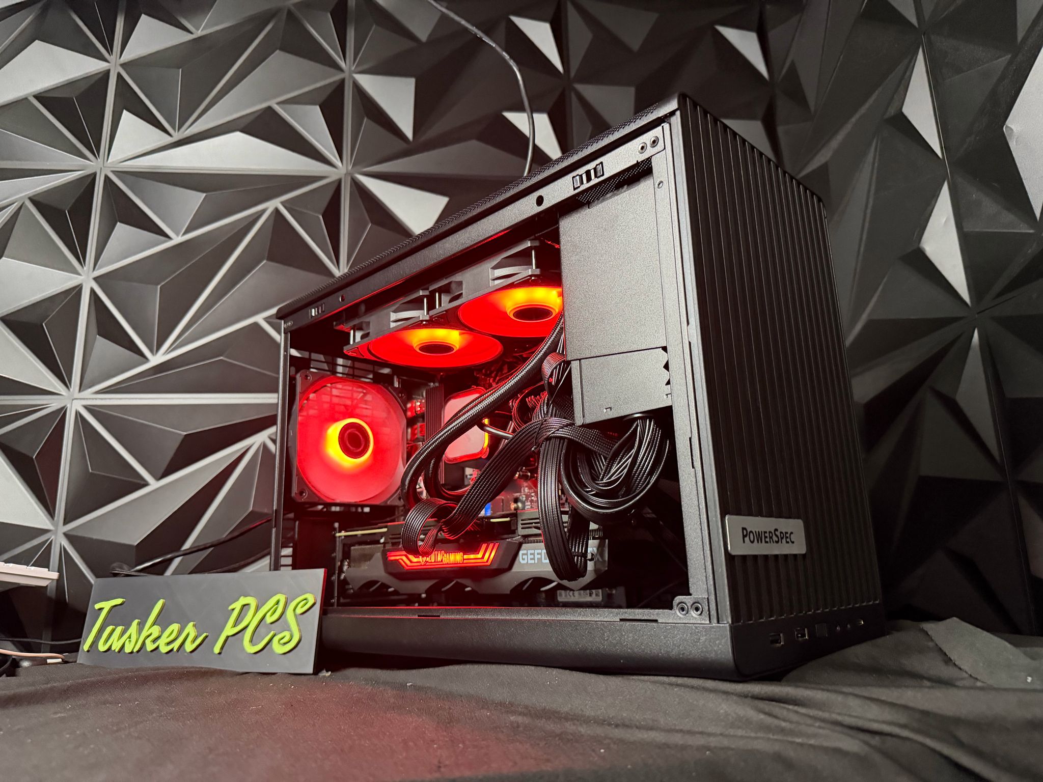 🌑⚡ ZERO DARK 7580 ⚡🌑 Ryzen 5 7500X3D| RTX 3080| 16 GB DDR5| 1.25 TB Nvme| 750W PSU