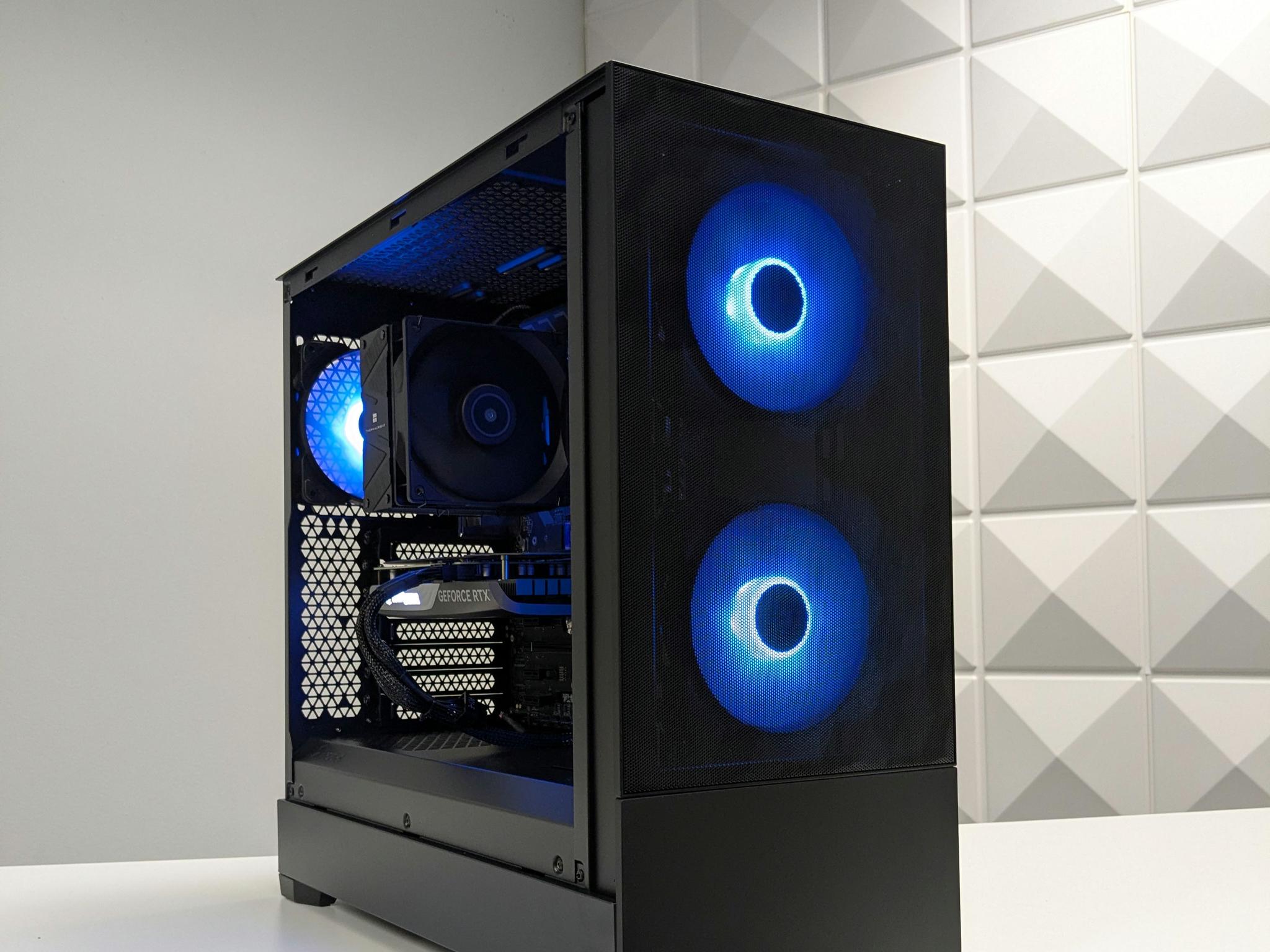 Black RGB Gaming PC - Ryzen 5 3600X - RTX 4060